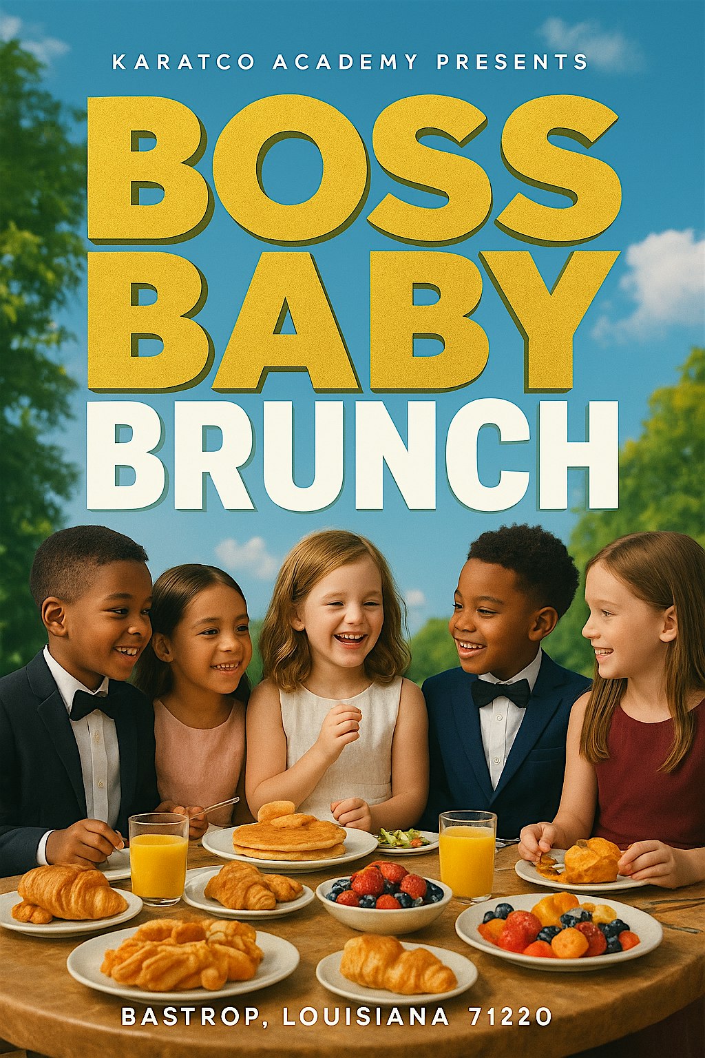 KaratCo Academy Presents: Boss Baby Brunch at Visitor Center – Bastrop, LA