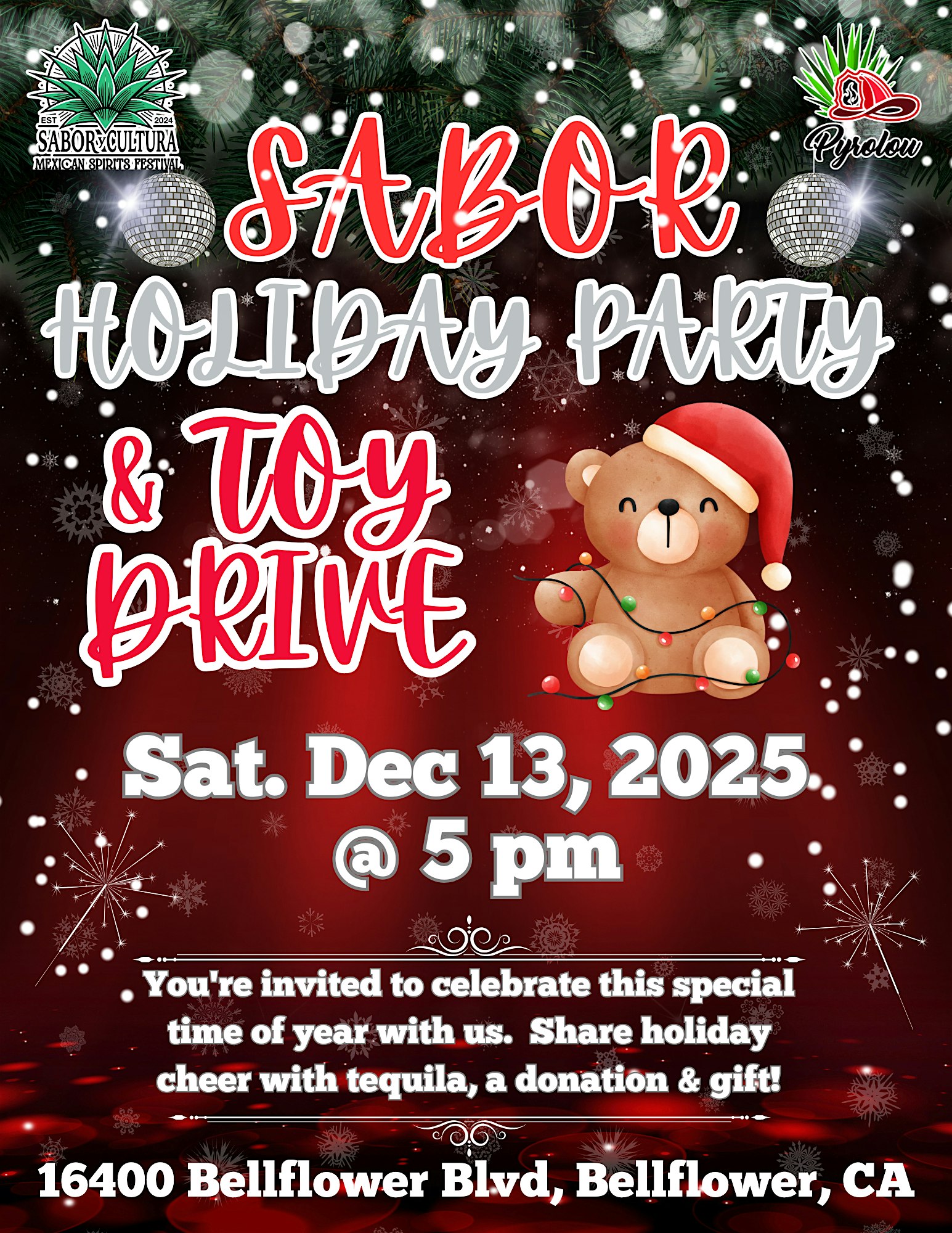 SABOR Holiday Party & Toy Drive at Los Angeles County Fire Museum – Bellflower, CA