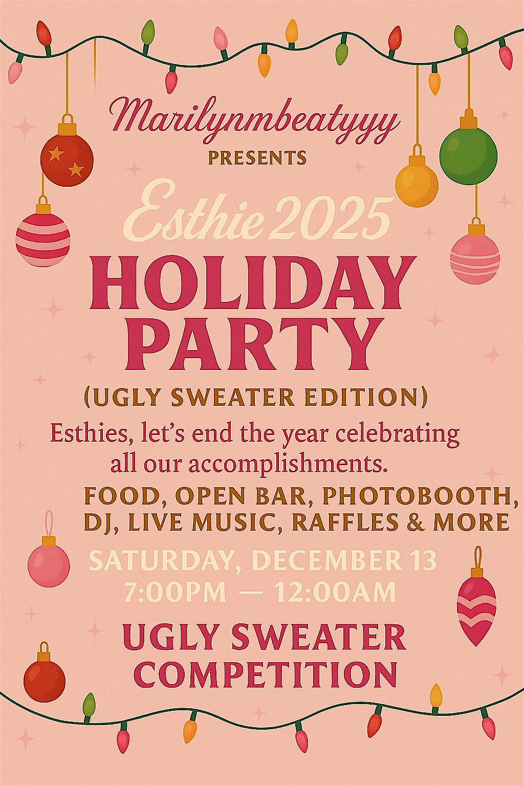 Esthie Holiday Party at The Gallery – Artesia, CA