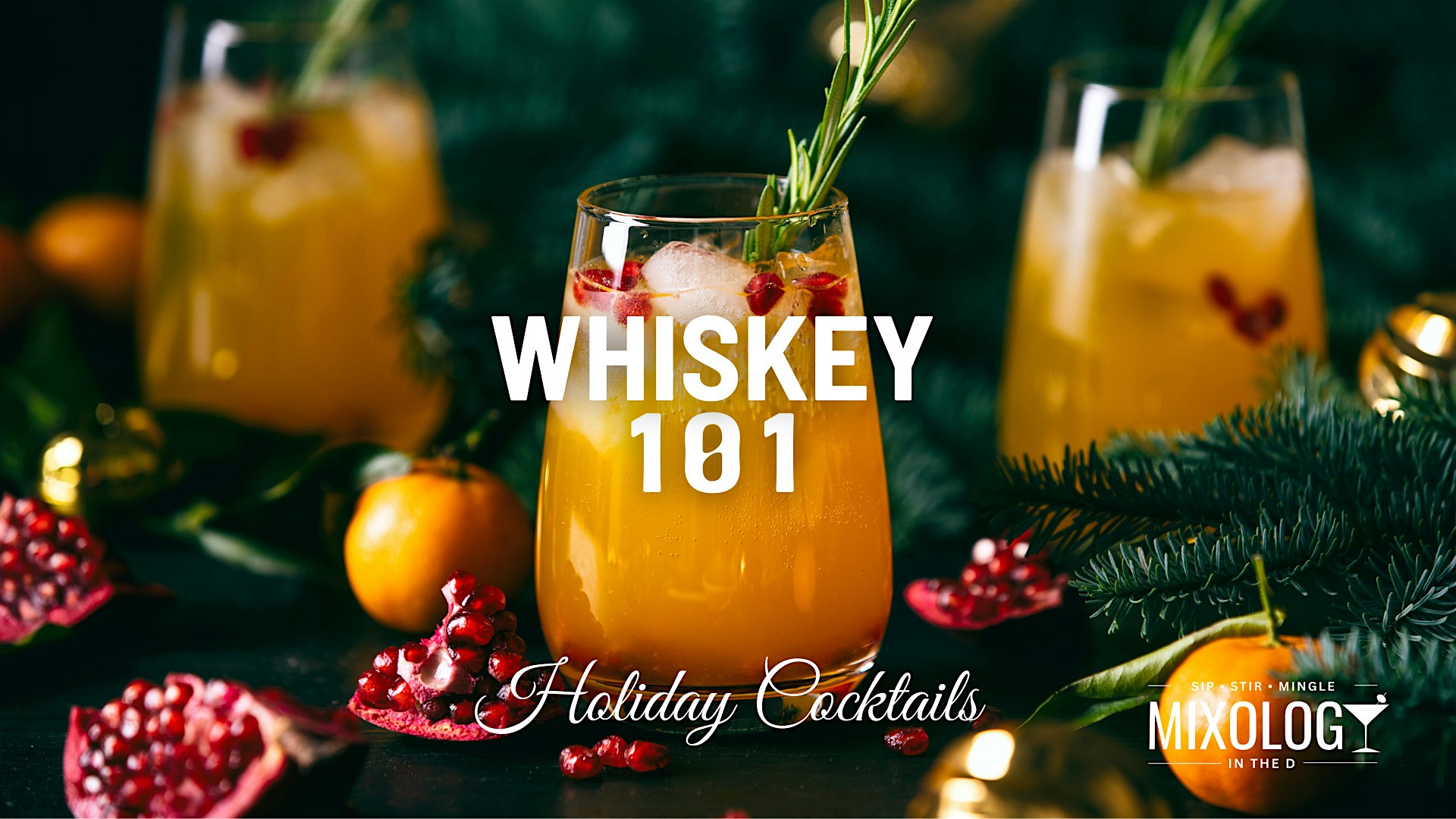 Whiskey 101: Holiday cocktails at Private event space at They Say – Detroit, MI
