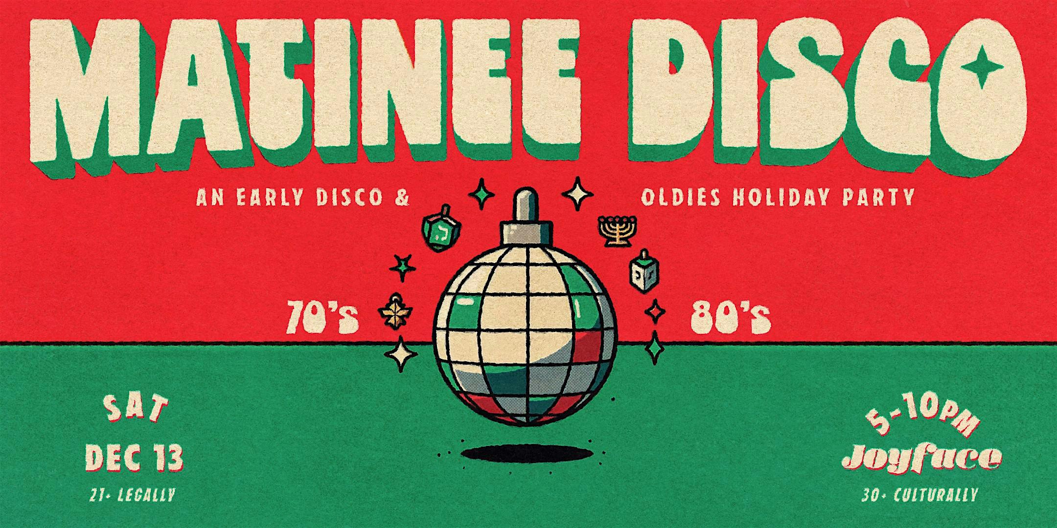 Holiday Disco @ Joyface at Joyface – New York, NY