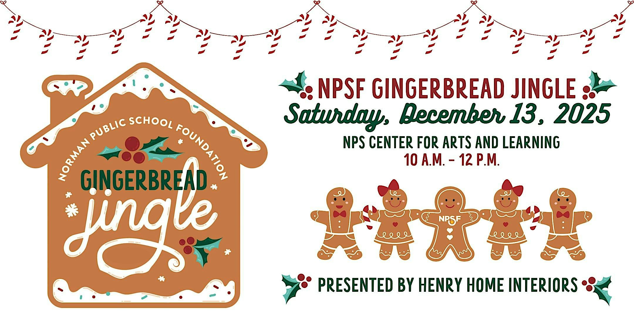 NPSF Gingerbread Jingle at NPS Center for Arts and Learning (CAL) – Norman, OK
