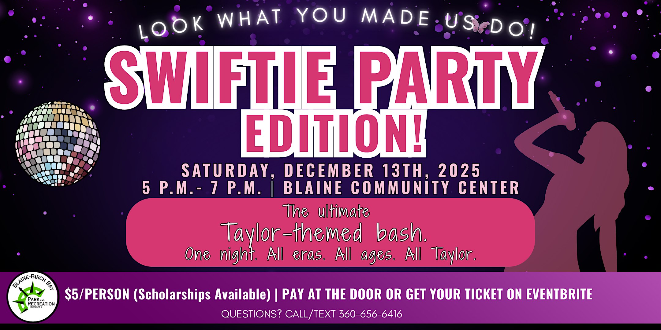 Swiftie Party! at 763 G St – Blaine, WA