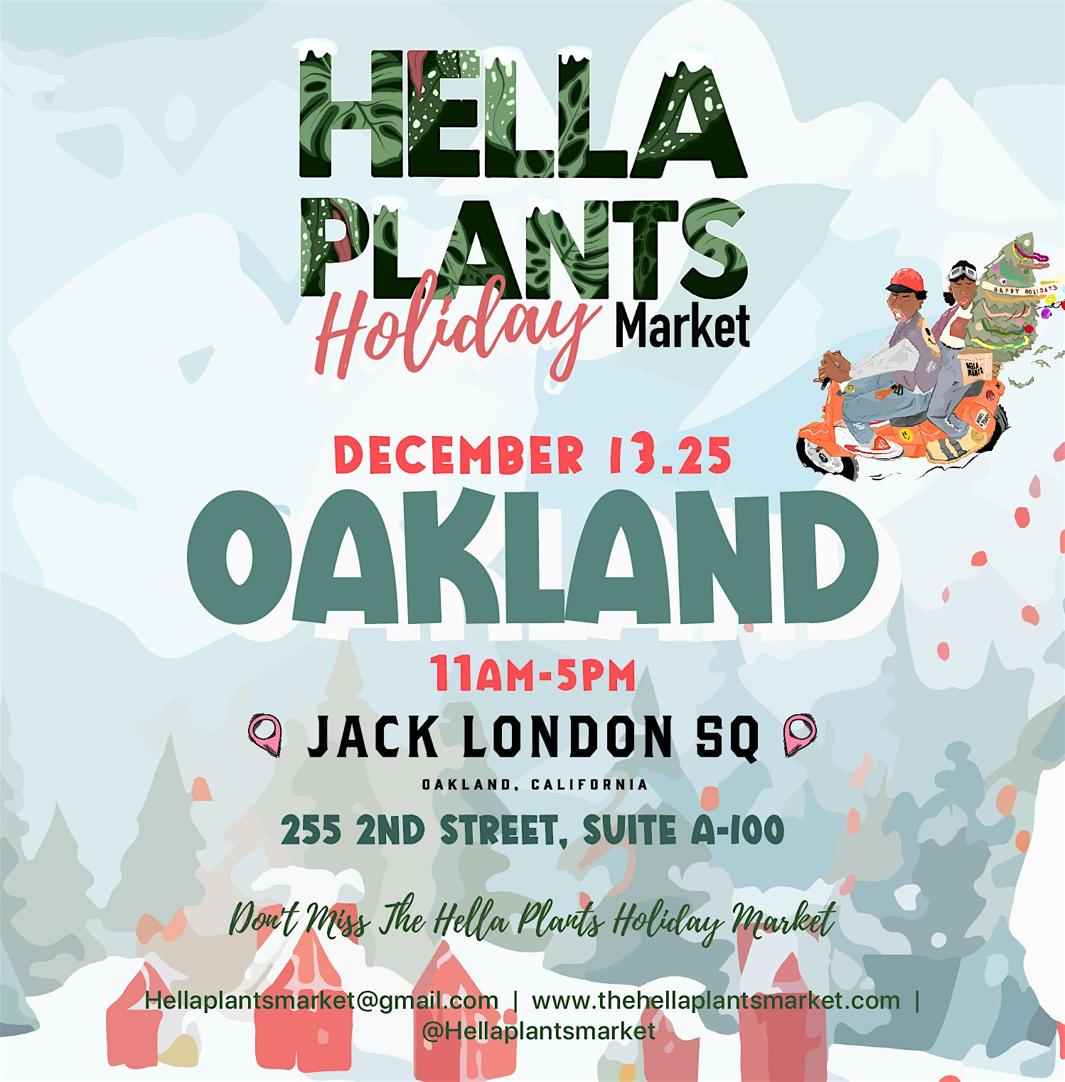 The Hella Plants Holiday Market Oakland at 255 2nd St – Oakland, CA