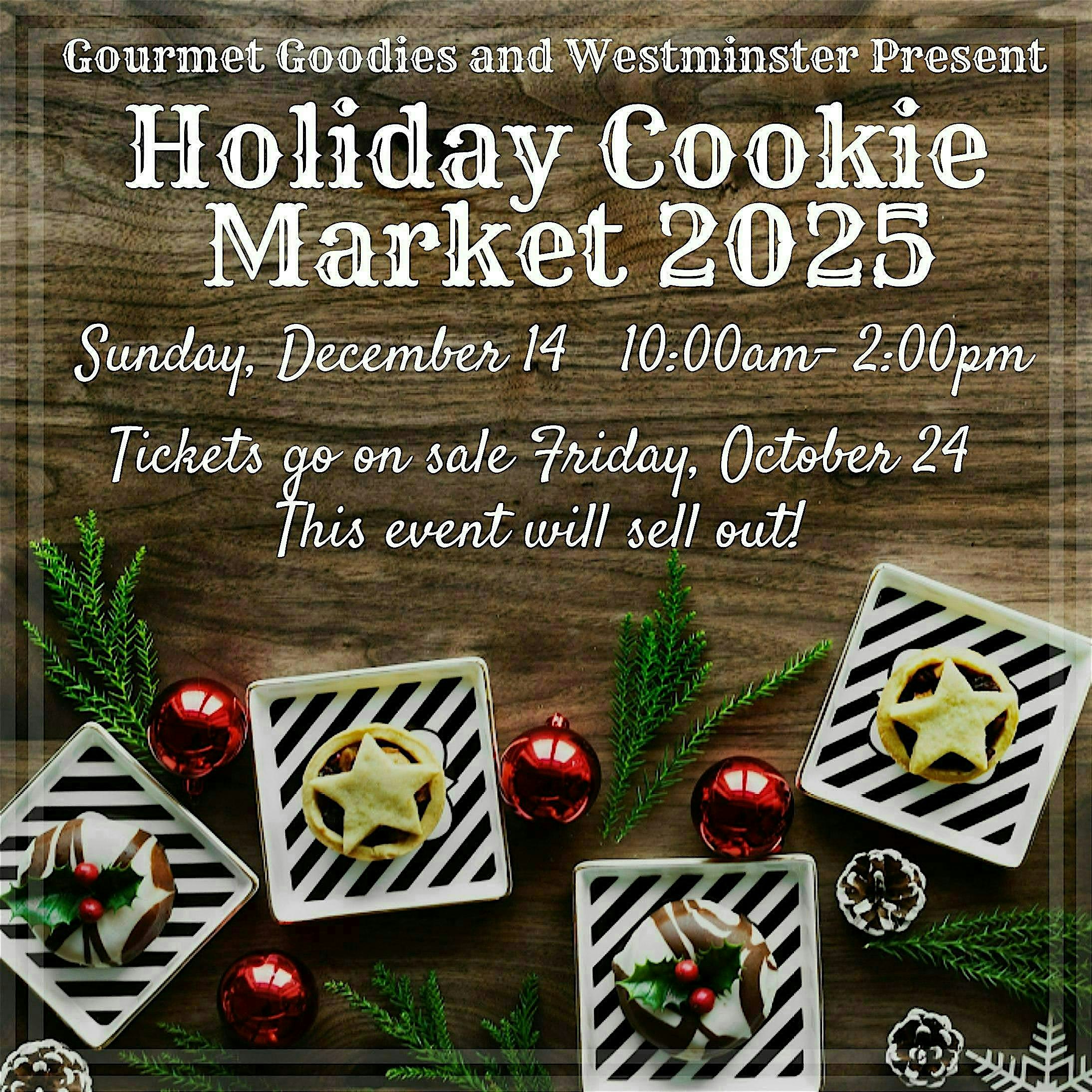 Holiday Cookie Market 2025 at Westminster Weddings & Events – Mendon, NY
