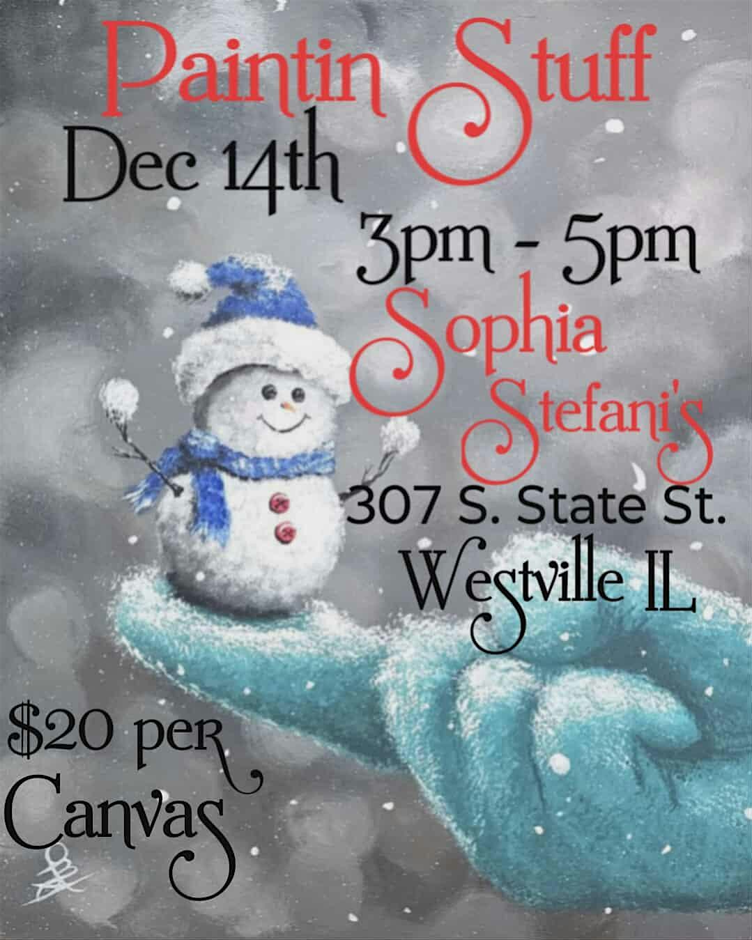 Paint party at Sophia’s Stefani’s at Sophia Stefani’s Tavern – Westville, IL