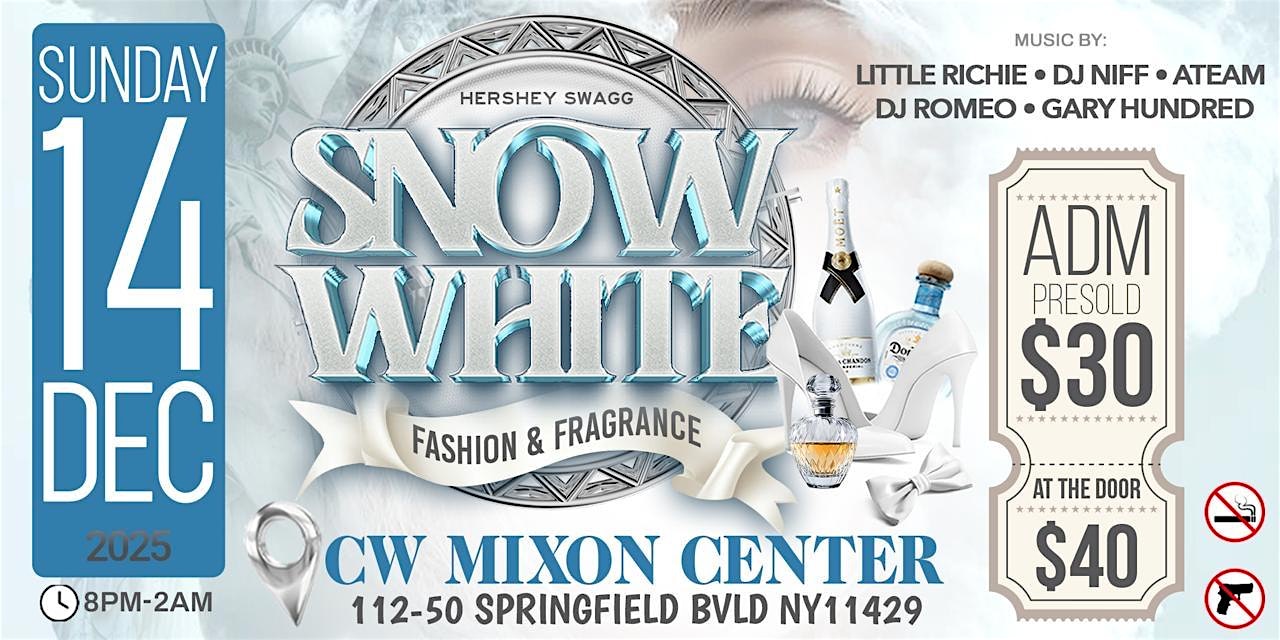 Snow White Fashion & Fragrance at Charles W. Mixon New Life Center – Queens, NY
