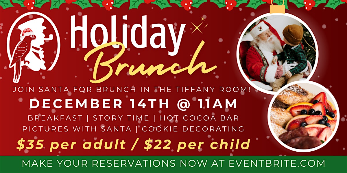 Holiday Brunch ft SANTA CLAUSE! at Capt Hirams Resort – Sebastian, FL