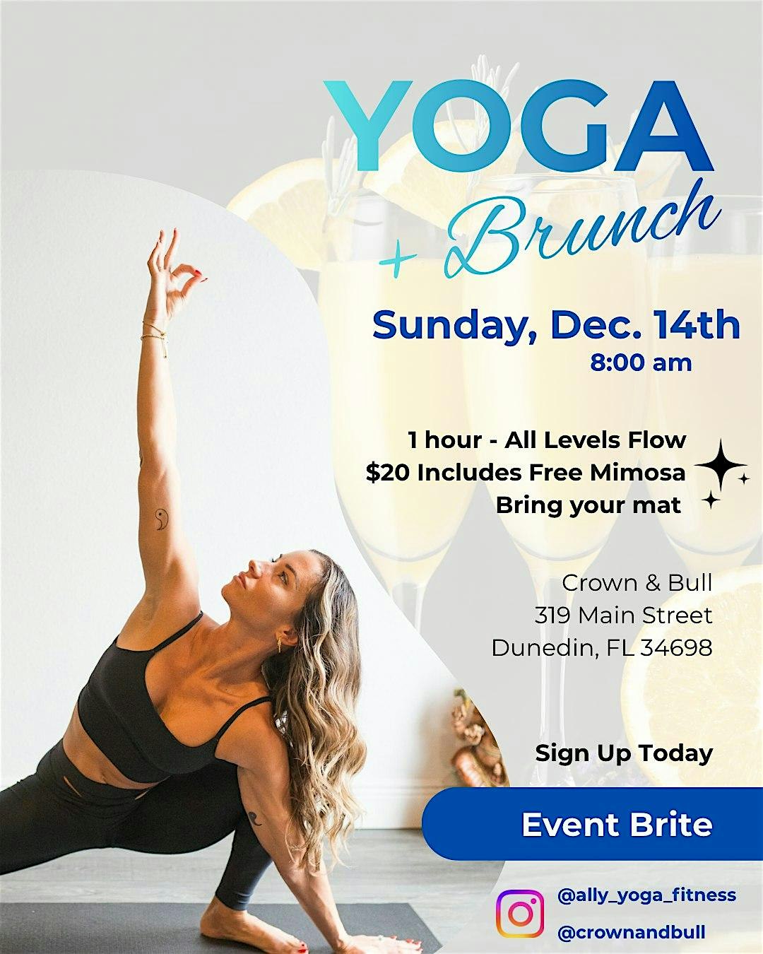 Yoga + Brunch at Crown & Bull at Crown and Bull – Dunedin, FL