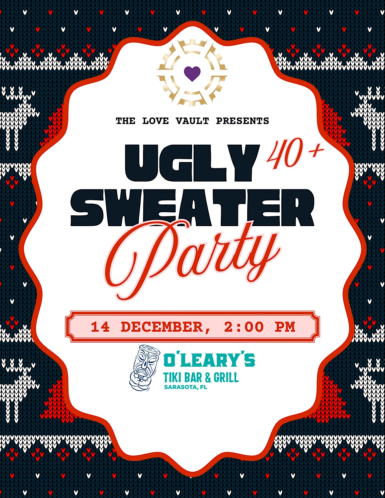 Jingle & Mingle: Ugly Sweater party at O’Leary’s Tiki Bar & Grill – Sarasota, FL