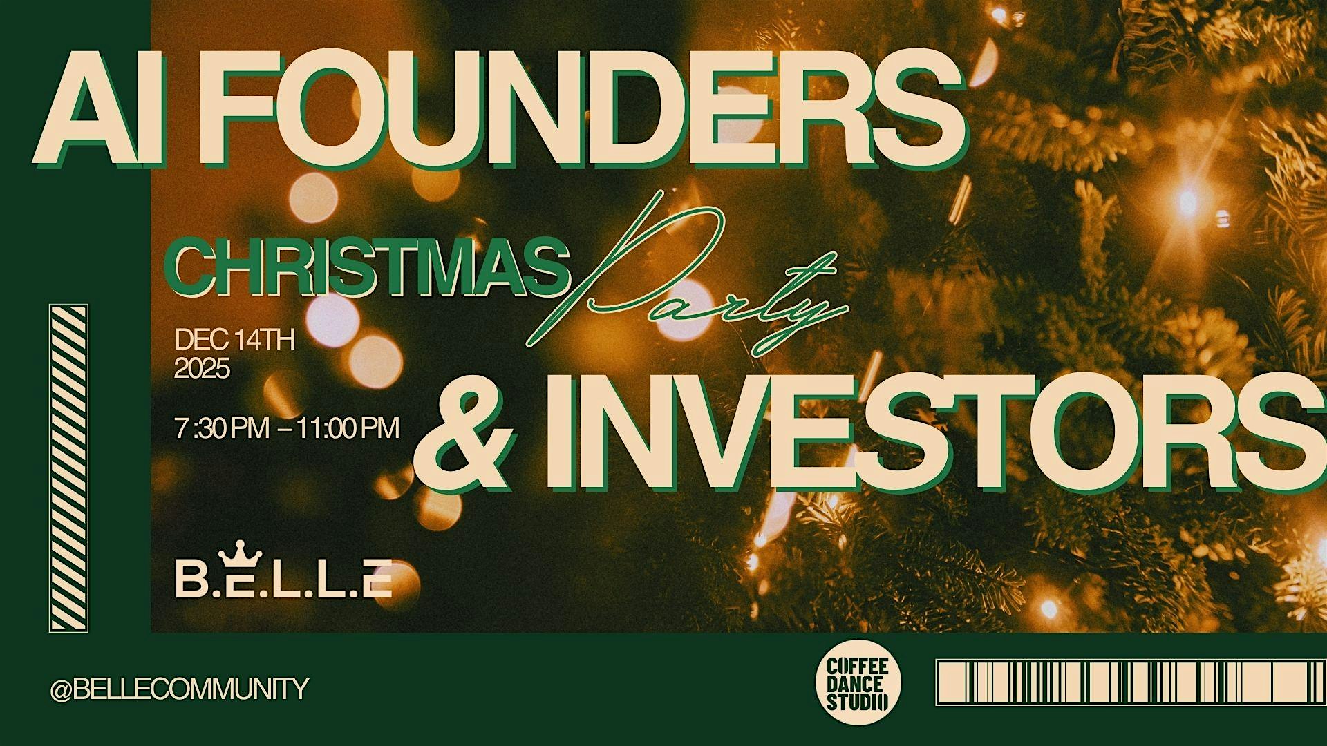 AI Founders & Investors Christmas Party 2025 at Coffee Dance Studio – Bellevue, WA