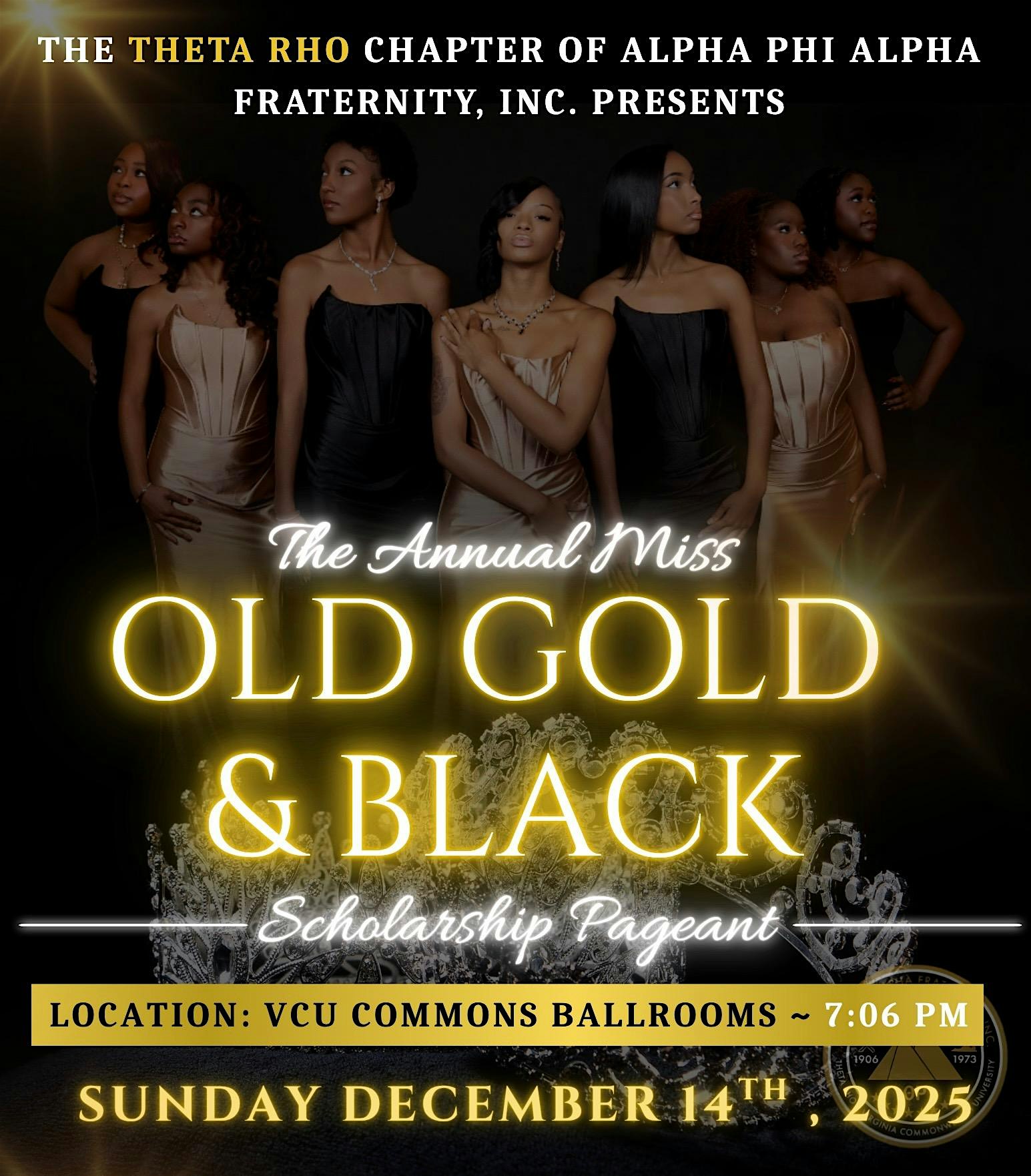 Miss Old Gold and Black Pageant 2025-26 at University Student Commons (Ballroom) – Richmond, VA