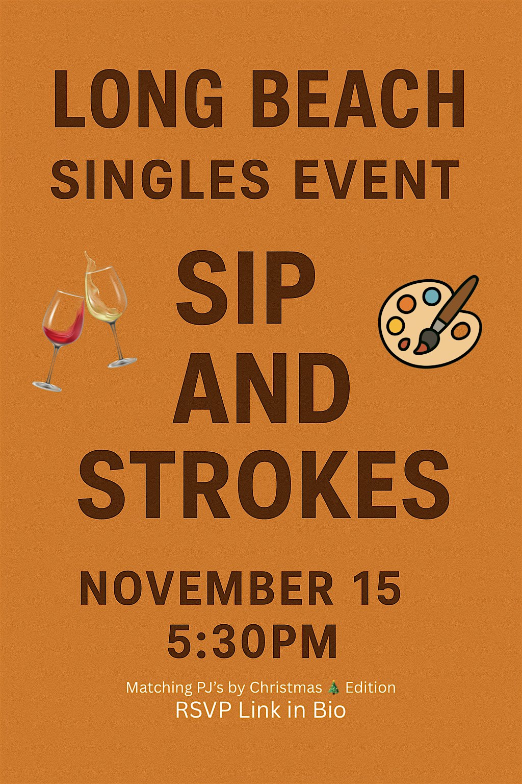 Long Beach Singles Event: Sip & Strokes (25-40) at 501 E Broadway – Long Beach, CA