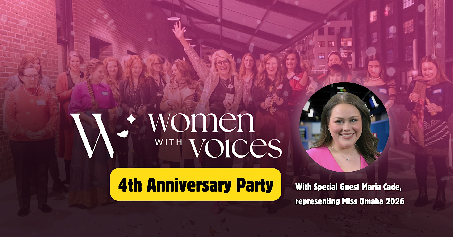 Women with Voices 4th Anniversary Party at Hotel Indigo Omaha Downtown, an IHG Hotel – Omaha, NE