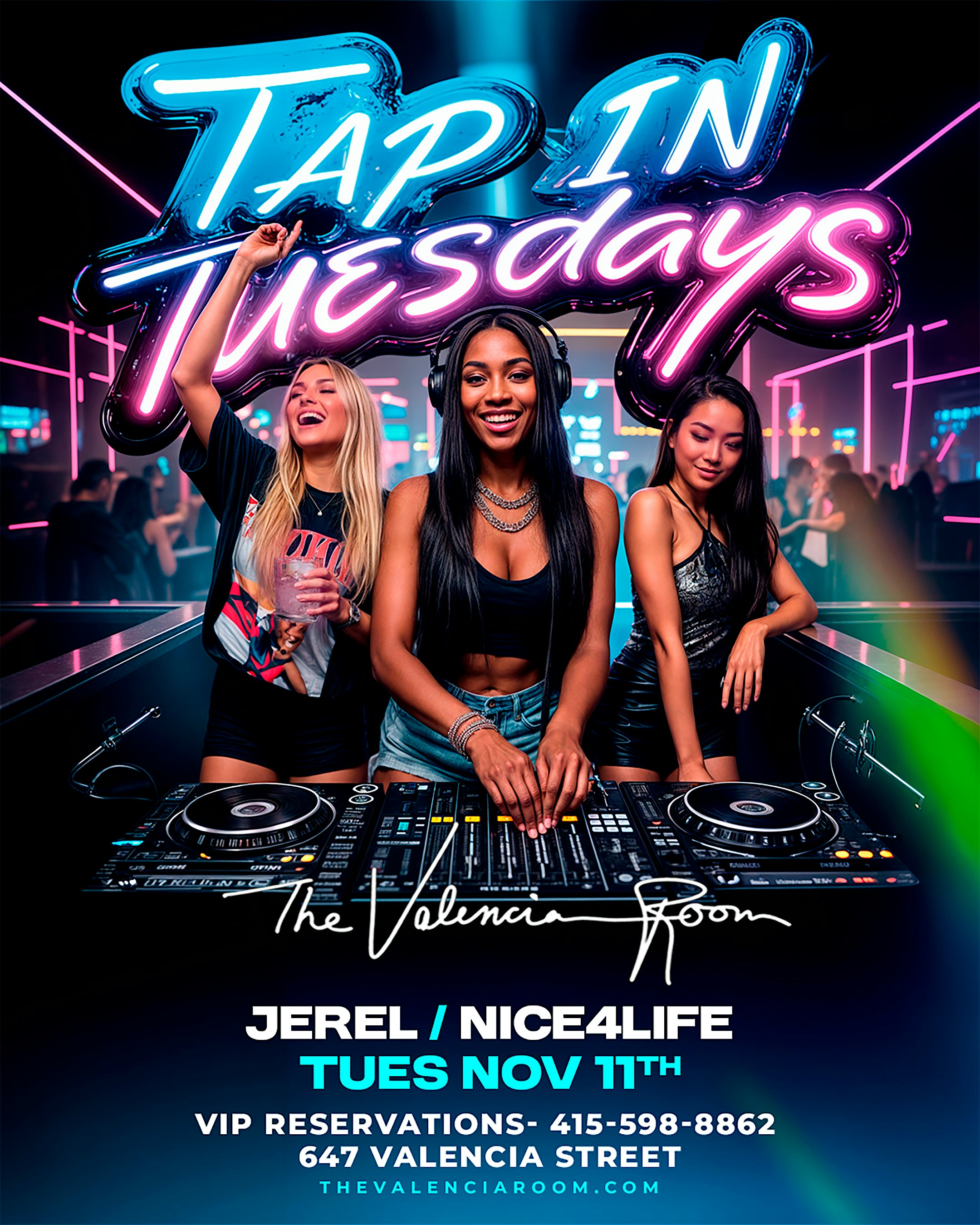 TAP IN TUESDAYS! at The Valencia Room – SAN FRANCISCO, CA