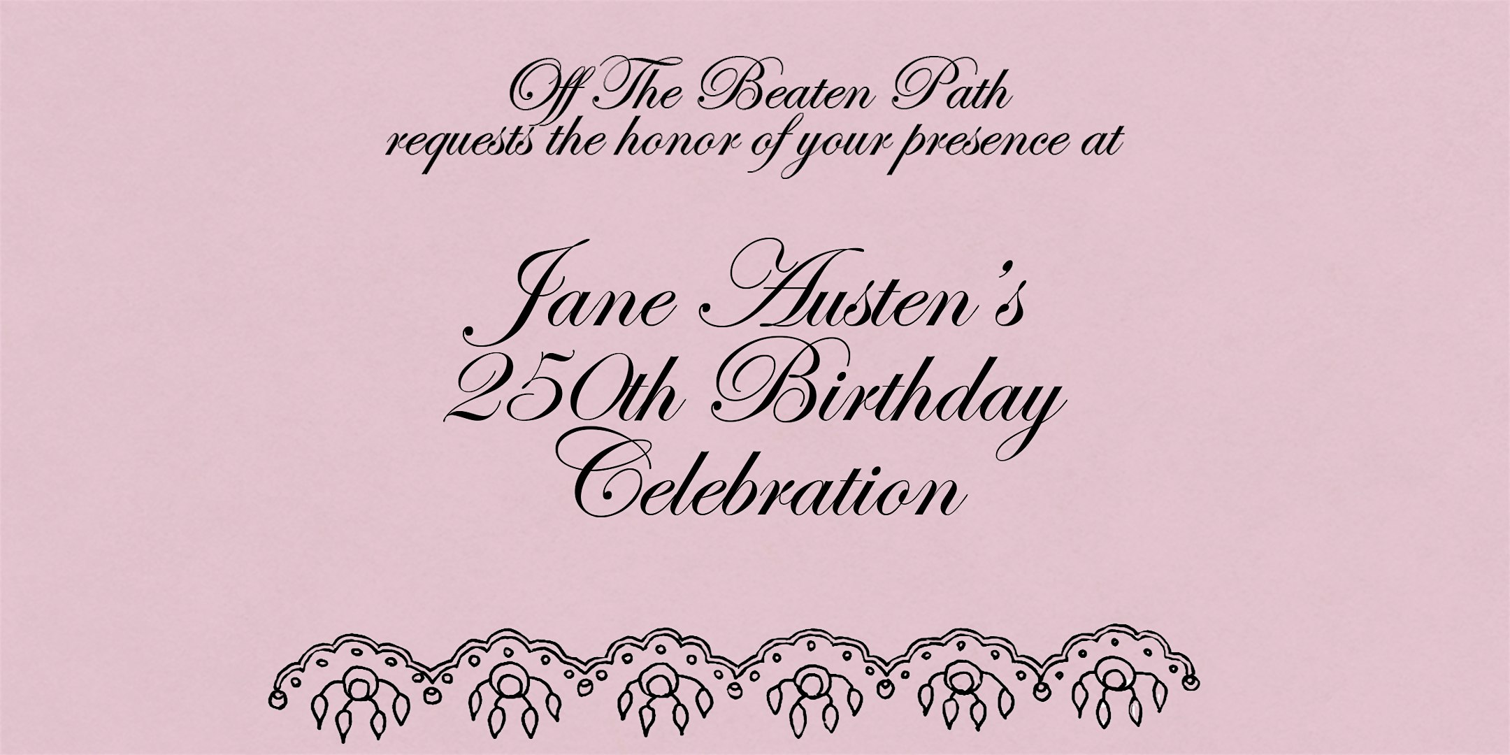 Jane Austen’s 250th Birthday Tea Party at Off the Beaten Path Bookstore and Café – Steamboat Springs, CO