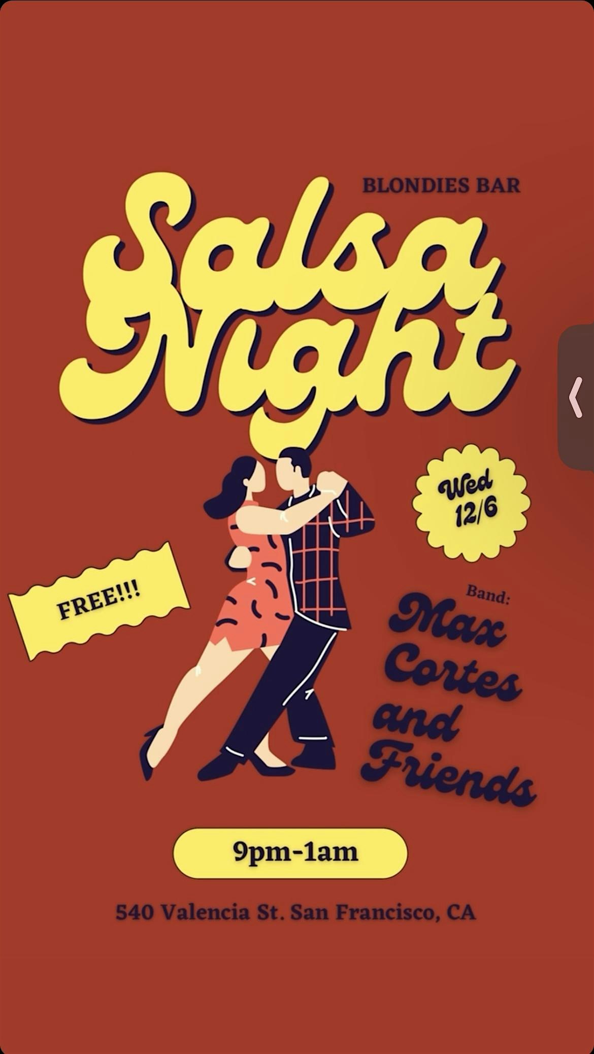 Salsa night at Blondie’s Bar – San Francisco, CA