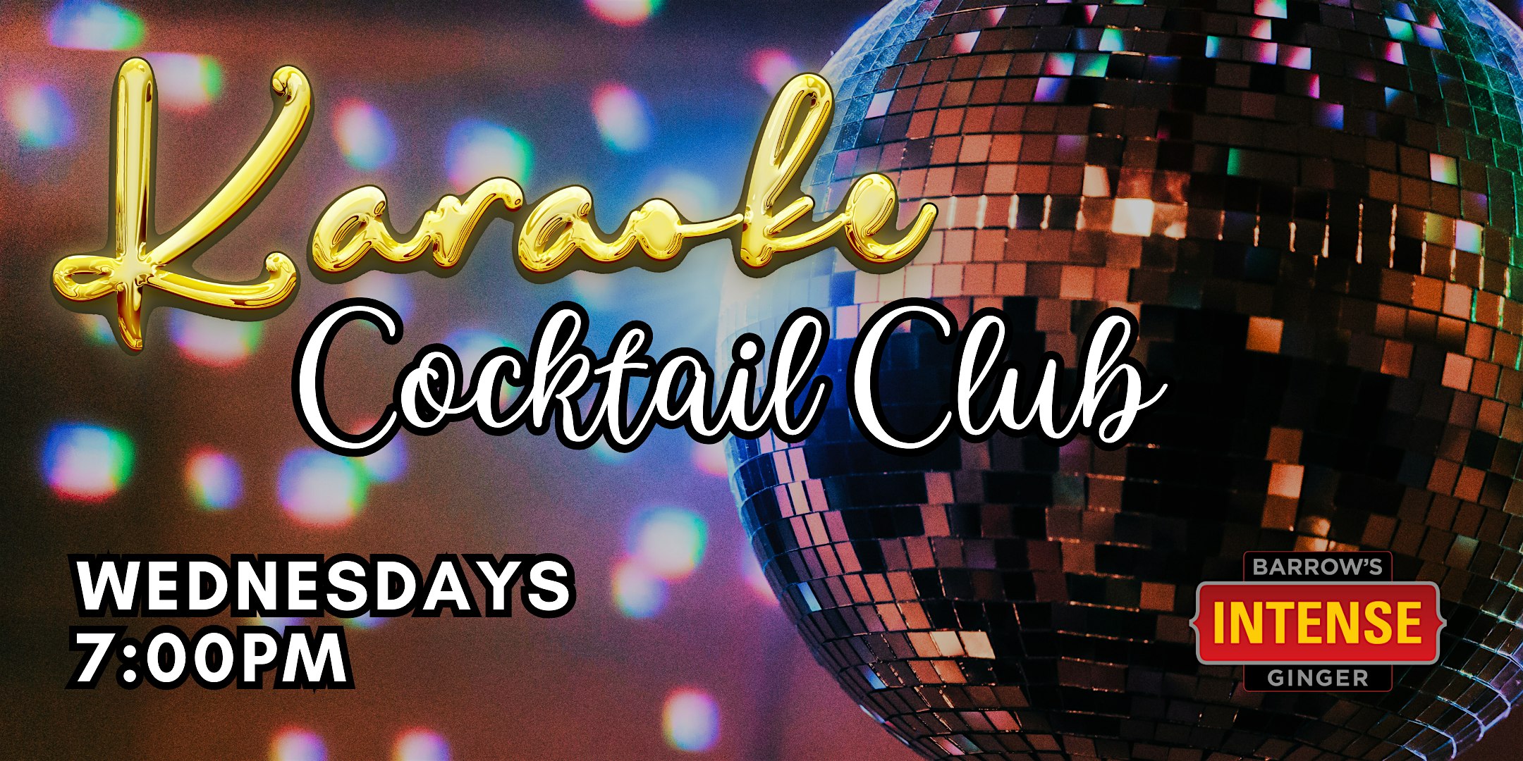 Karaoke Cocktail Club at Barrow’s Intense NY Tasting Room – Brooklyn, NY