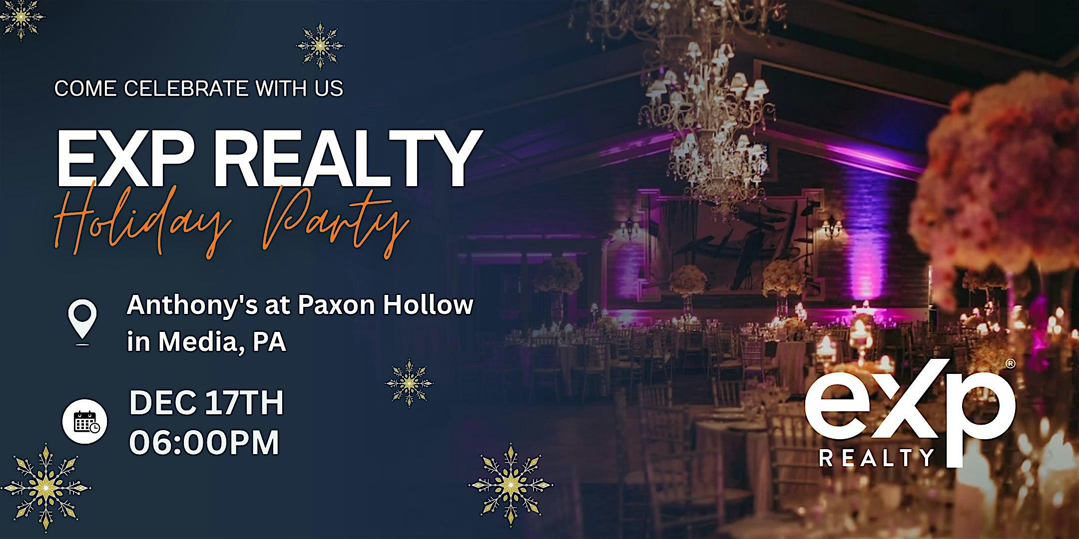 eXp Realty Pennsylvania Holiday Party at Anthony’s At Paxon – Media, PA