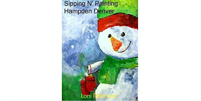 Frosty Wednesday, December 17th 10:00am $35 at Sipping N’ Painting Hampden – Denver, CO