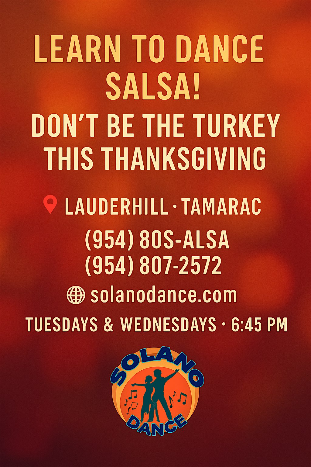 Salsa Wednesdays at Raspitiality Cafe & Lounge – Craft House – Lauderhill, FL