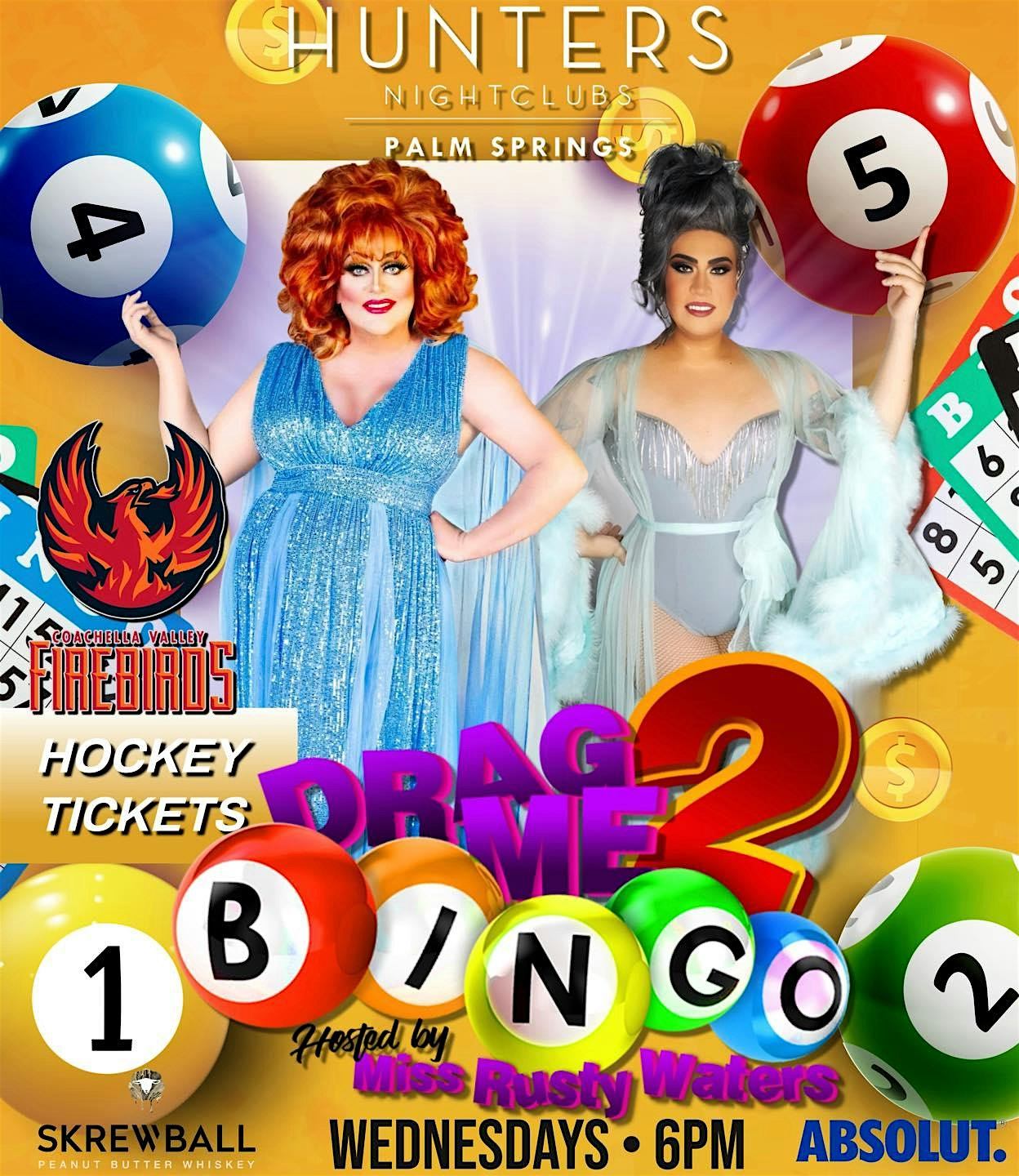 Drag Me 2 Bingo! at Hunters Palm Springs, East Arenas Road, Palm Springs, CA, USA – Palm Springs, CA