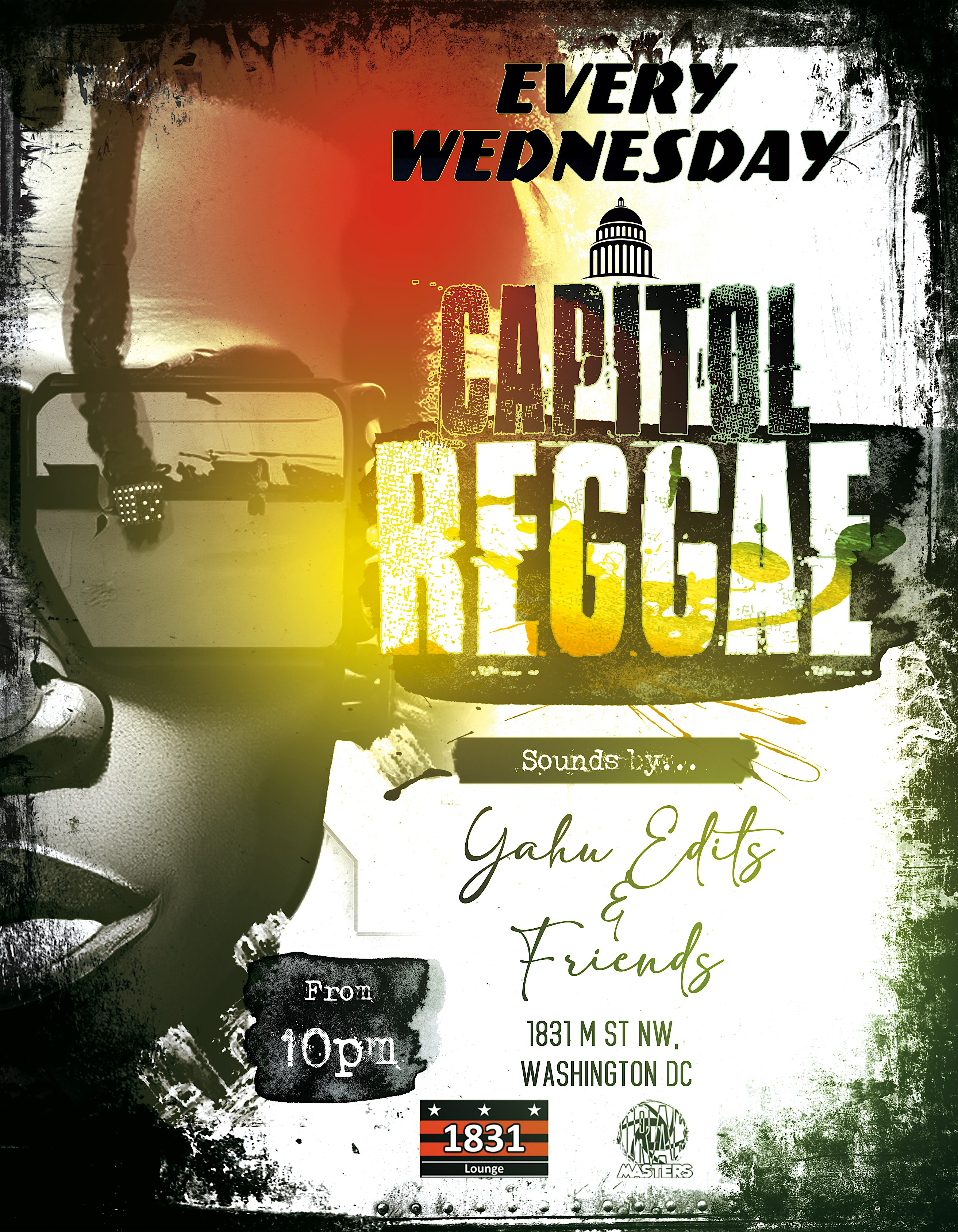 CAPITOL REGGAE WEDNESDAYS at 1831 bar & lounge – Washington, DC
