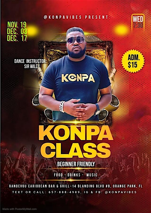 KONPA CLASS at Randevou Caribbean Bar & Grill – Orange Park, FL