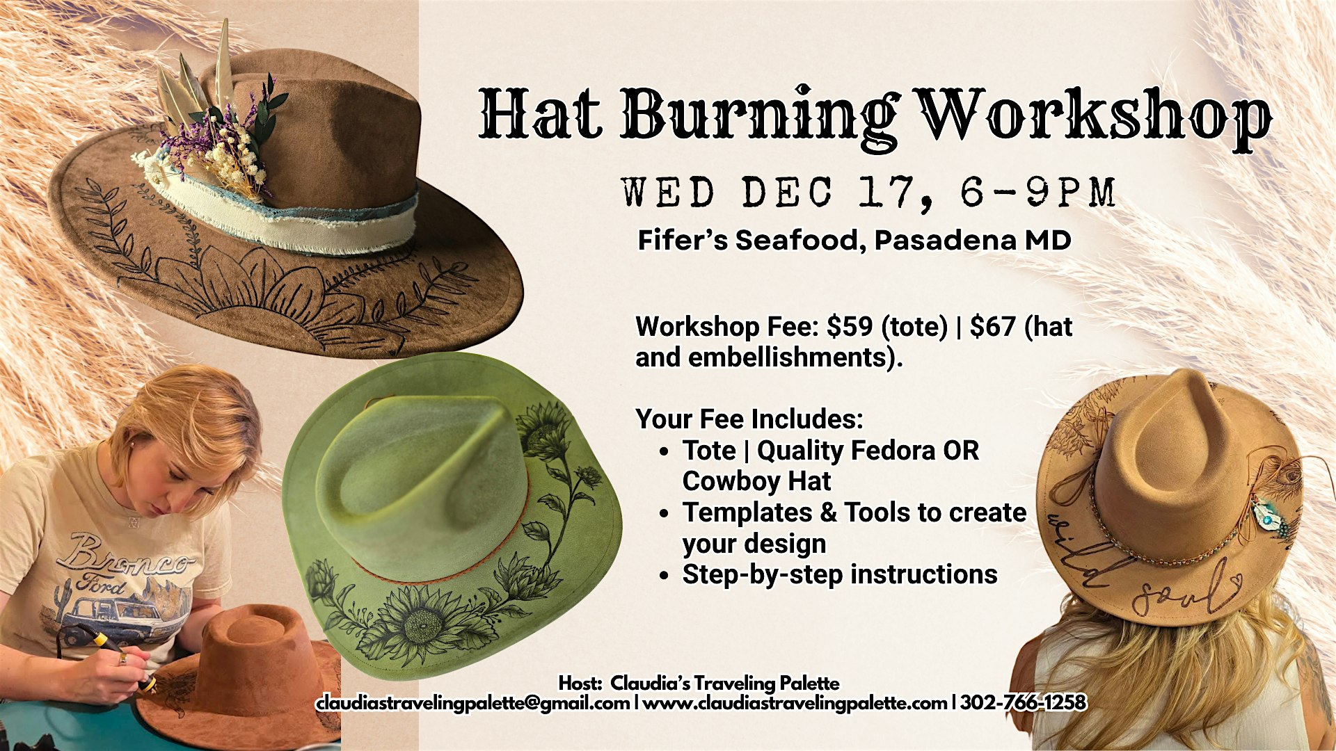Hat & Tote Burn Party at the Fifer’s Seafood at Fifer’s Seafood – Pasadena, MD