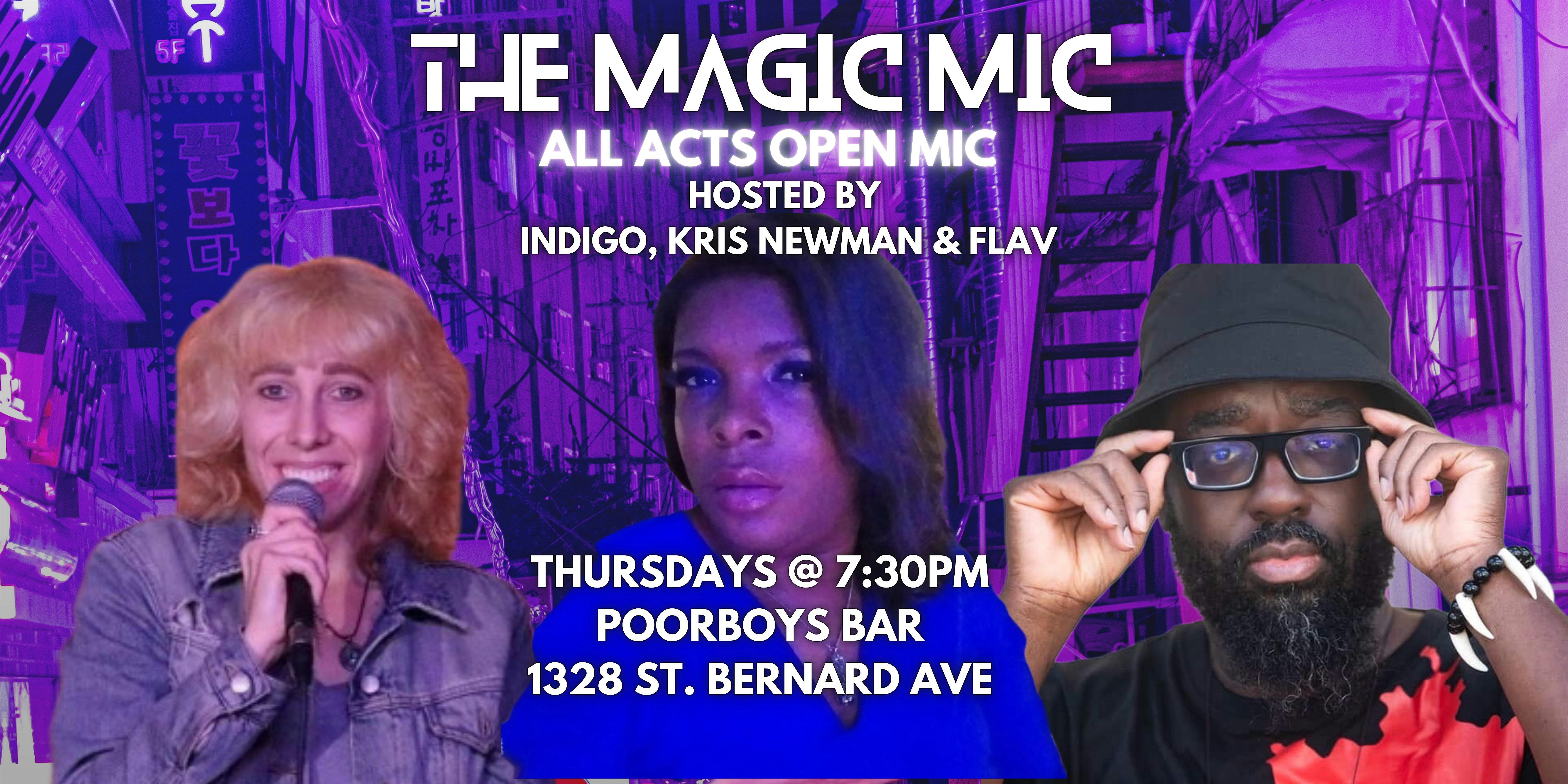 The Magic Mic! at Poor Boys Bar – New Orleans, LA