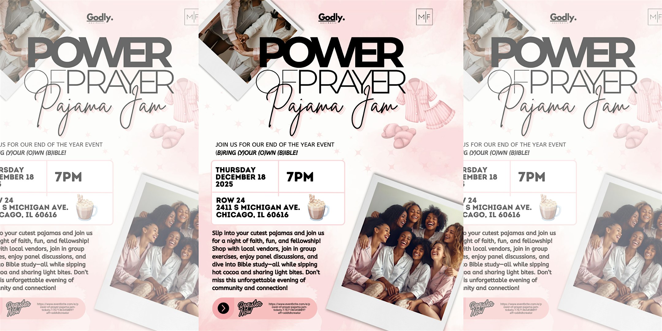THE POWER OF PRAYER: Pajama Jam at Row 24 Chicago – Chicago, IL