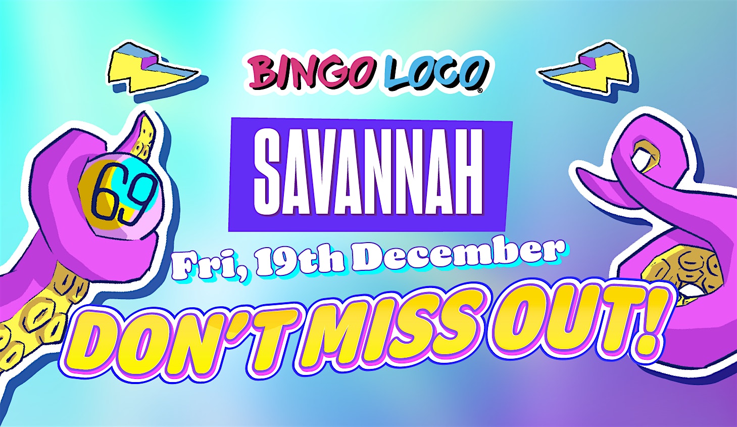 Bingo Loco -EARLY SHOW at Victory North Savannah – Savannah, GA