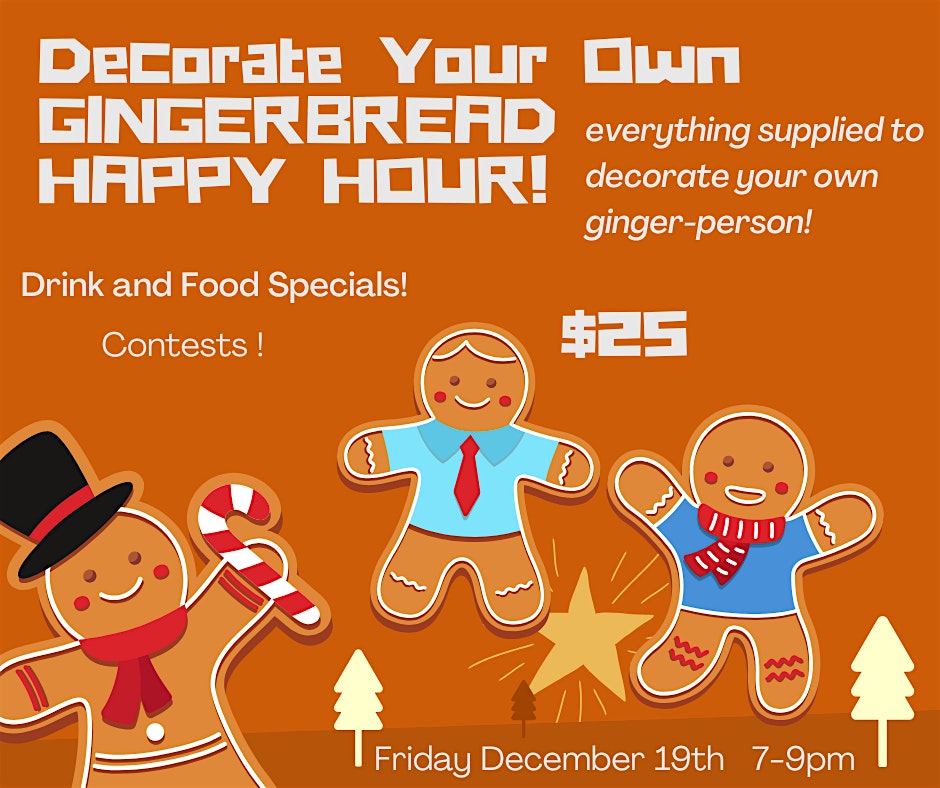 12/19 DYO Ginger-Person Happy Hour! at Grey Goat Farmtique – Branford, CT