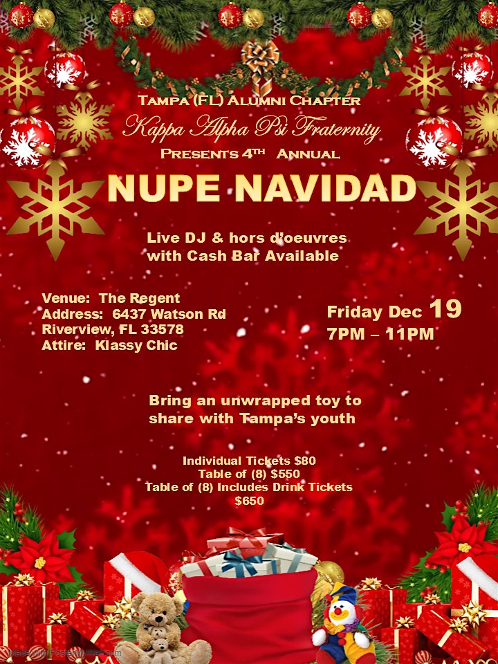 NUPE NAVIDAD at The Regent – Riverview, FL