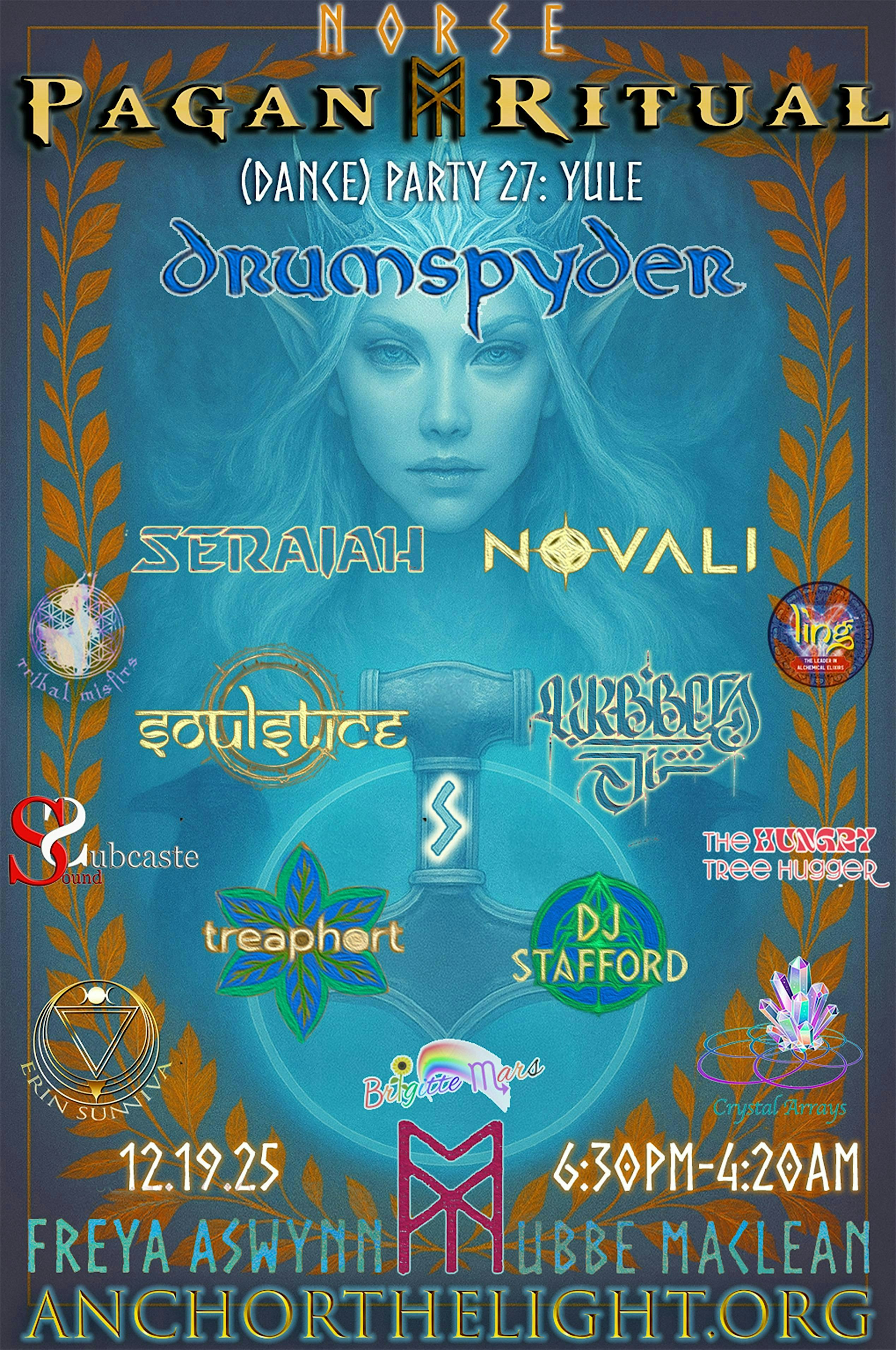 Norse Pagan Ritual (dance) Party #27: Yule – Winter Solstice at It’s a Secret To Everyone! – Boulder, CO