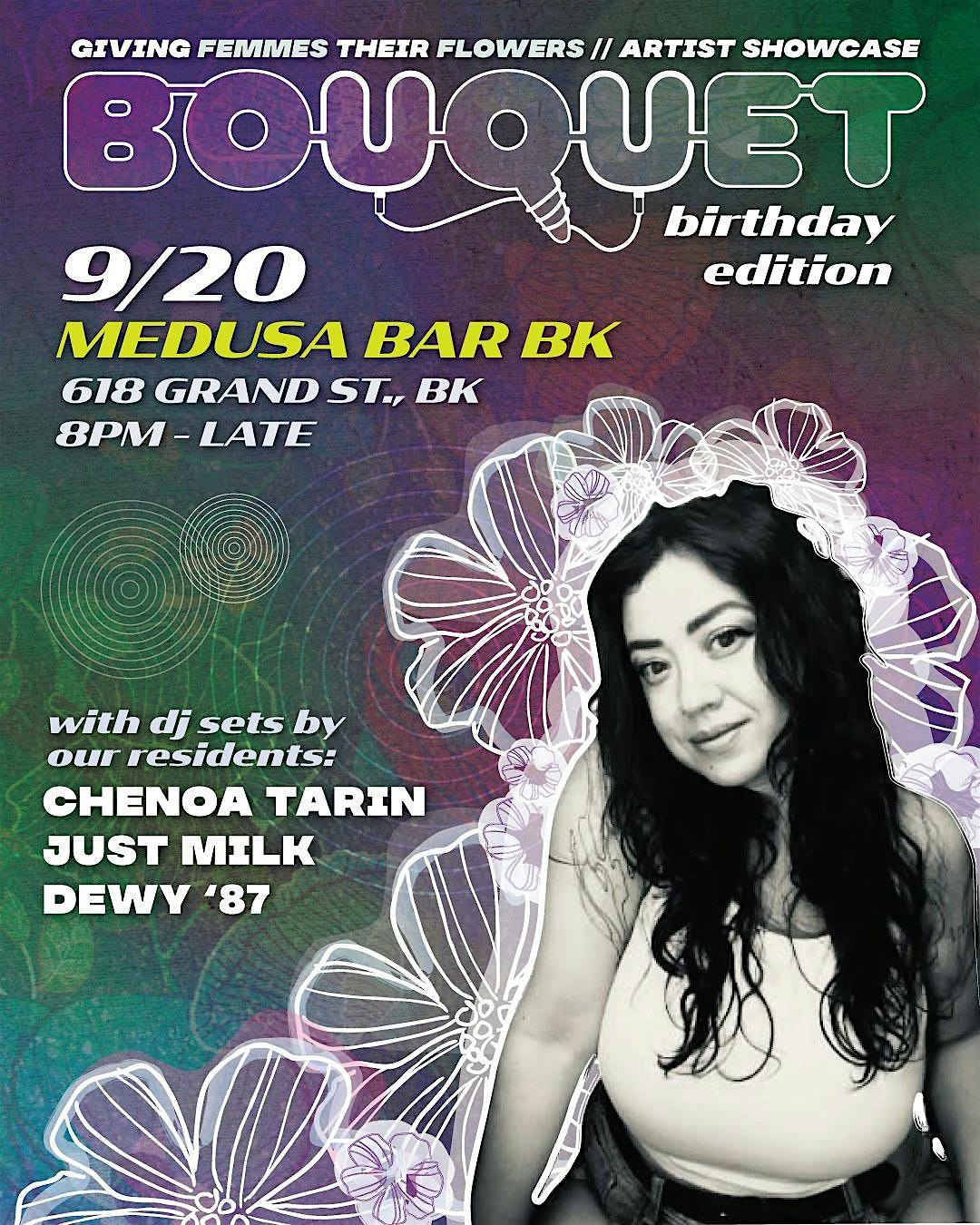 Bouquet @ Medusa Bar Bk at Medusa Bar Bk – Brooklyn, NY