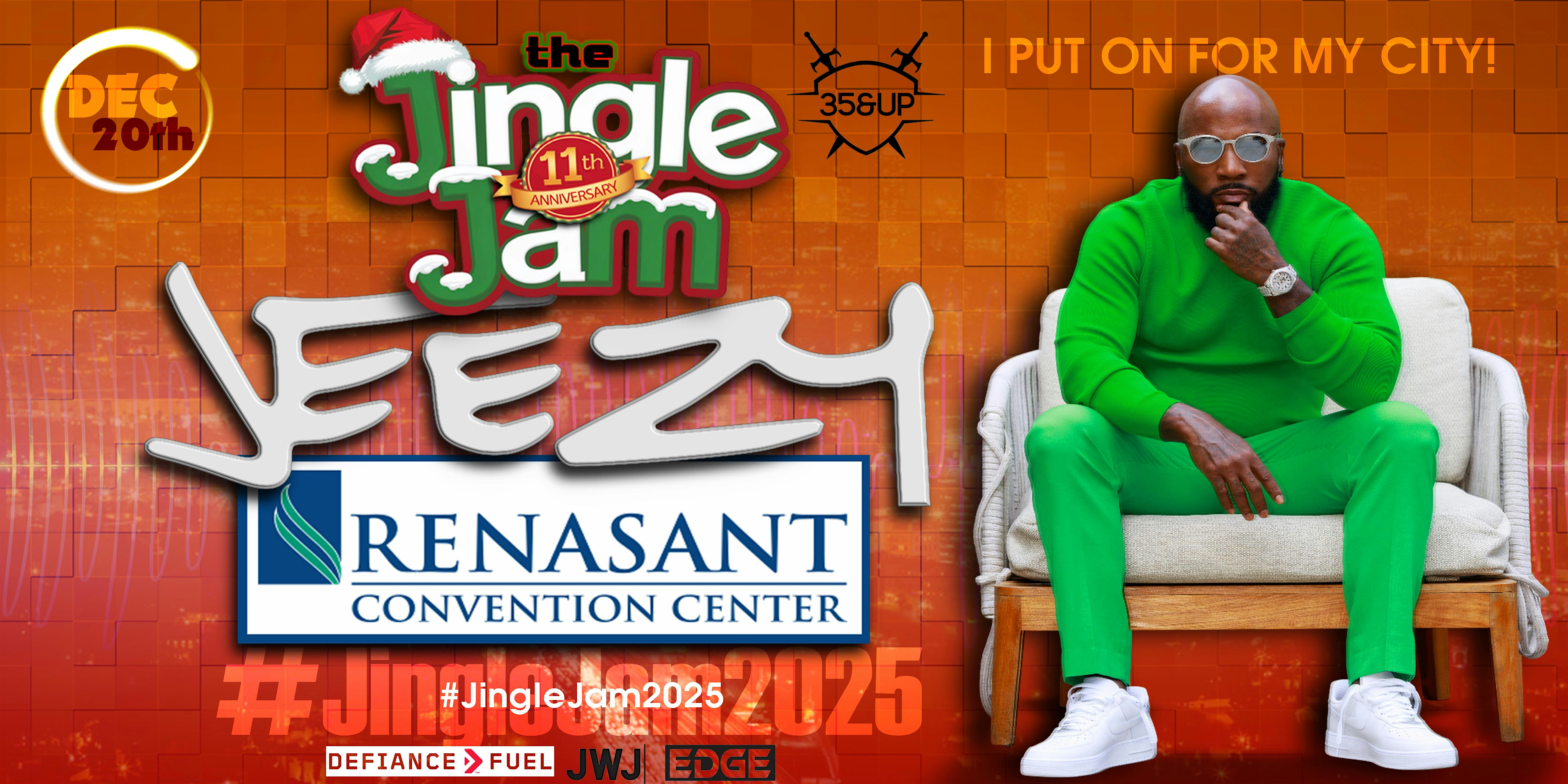 THE JINGLE JAM TURNS 11!!! (JEEZY PERFORMING LIVE!!!) 35 AND UP!!! at Renasant Convention Center – Memphis, TN