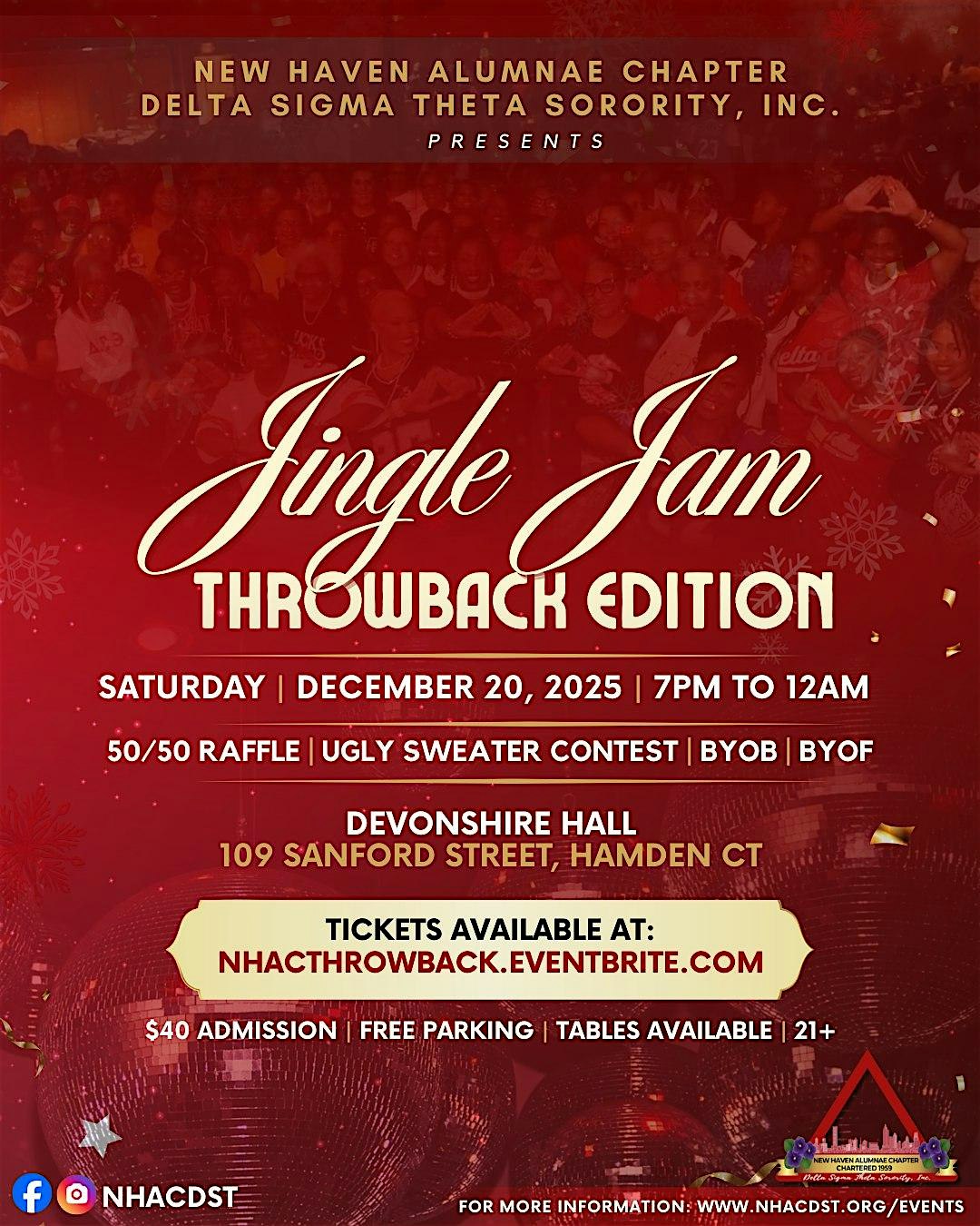 Jingle Jam: Throwback Edition at Devonshire Hall – Hamden, CT
