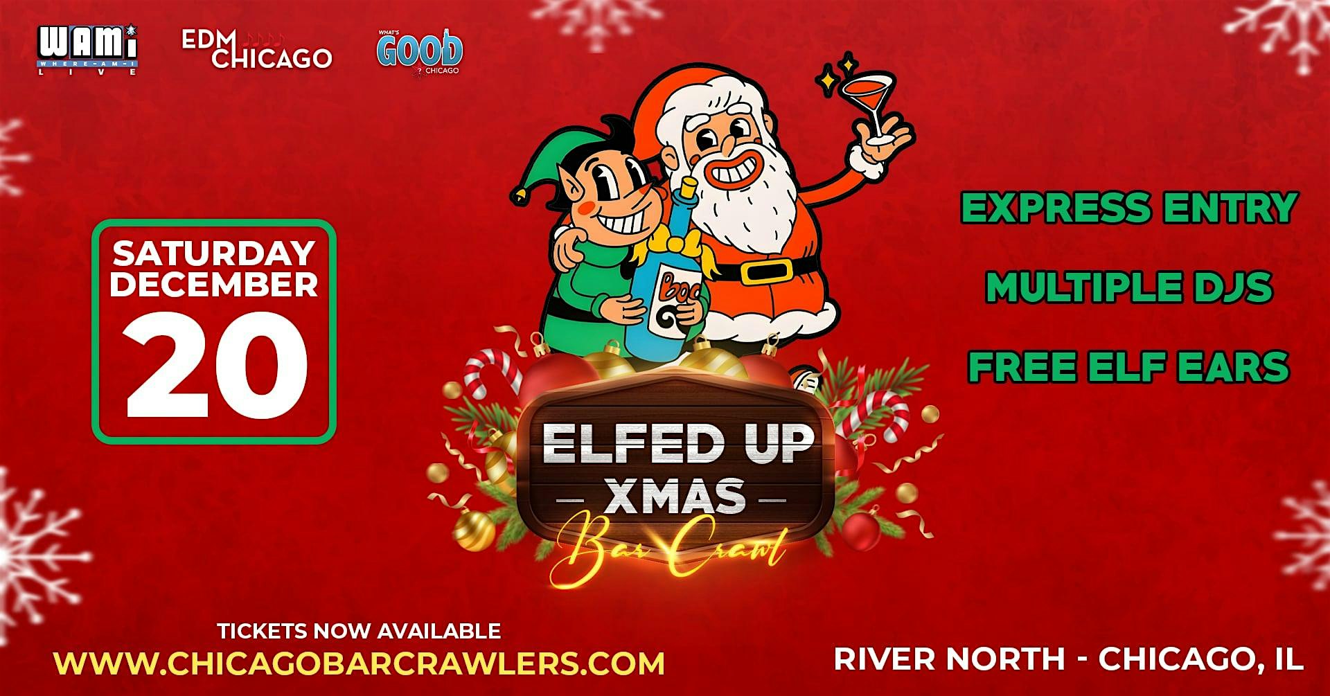 The Elfed Up Christmas Crawl at Headquarters Beercade – Chicago, IL