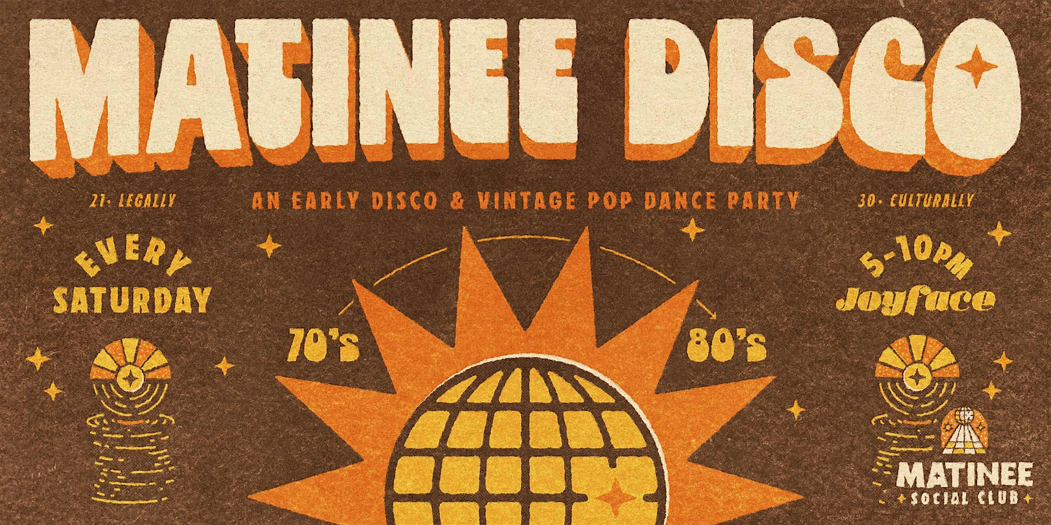 Matinee Disco @ Joyface at Joyface – New York, NY