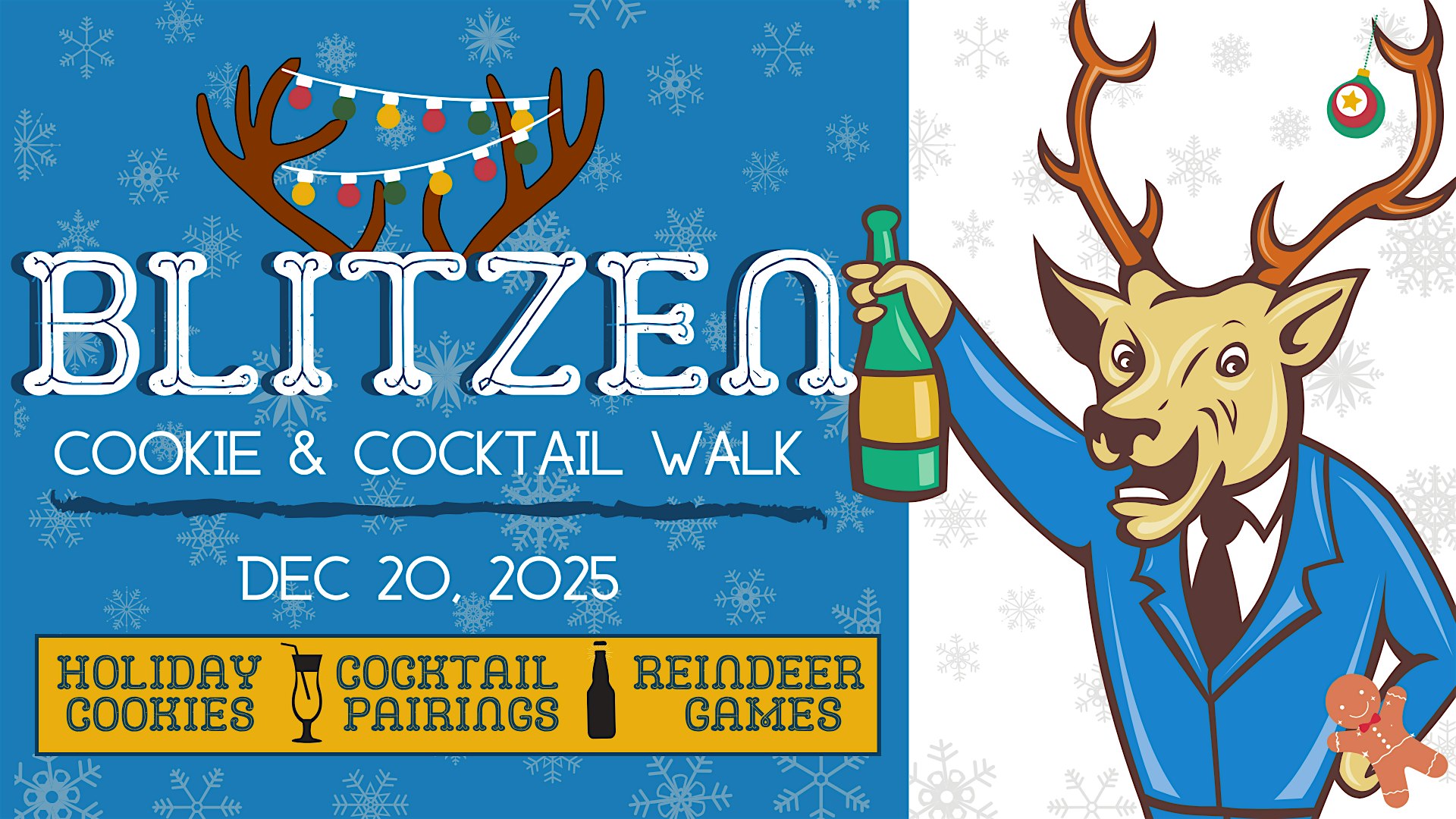 2025 BLITZEN Cocktail and Cookie Walk at Reimagine Ice Rink (formally Holiday Whopla) – Middletown, OH