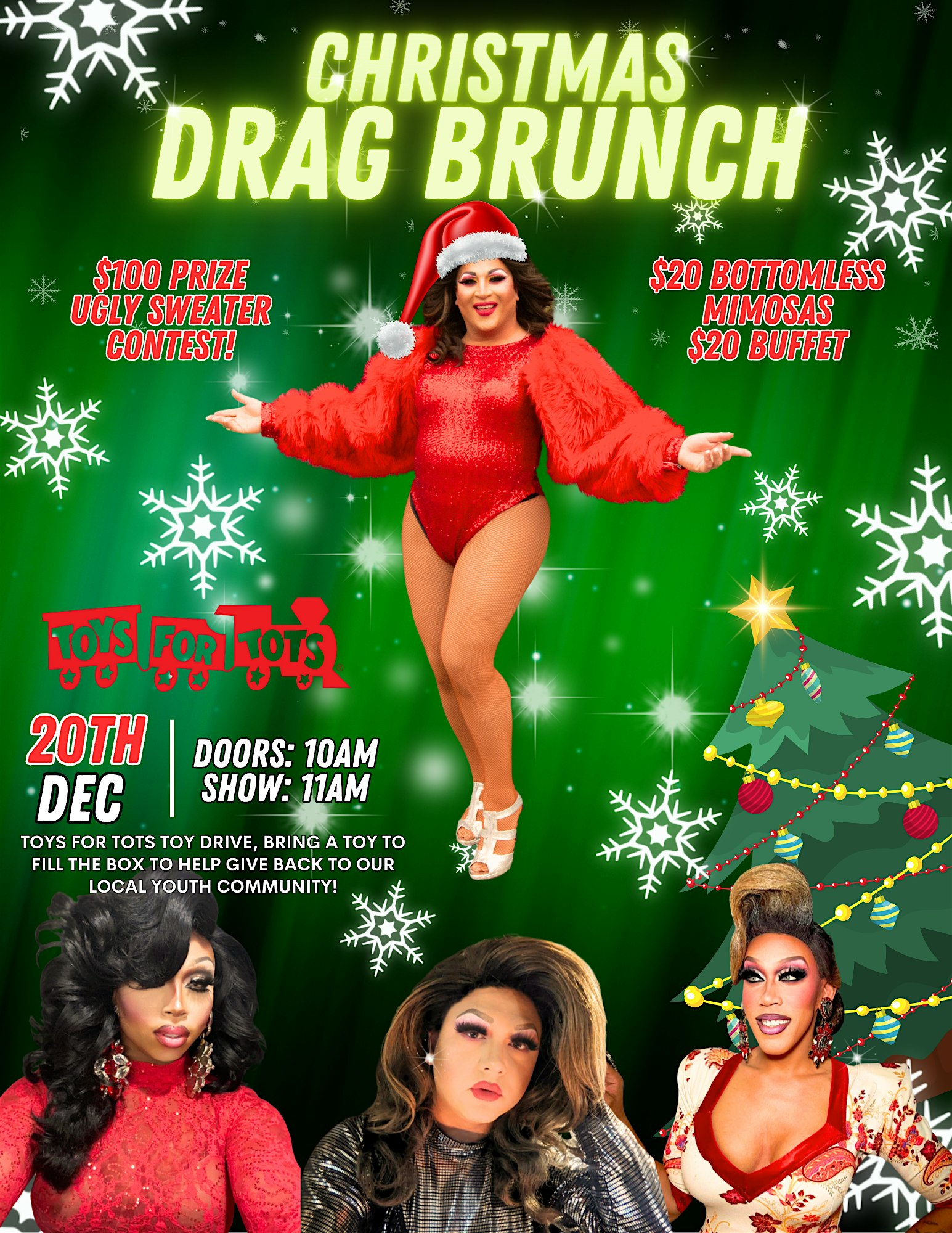 Drag me to Brunch Holiday Edition! at Union Jack’s Columbia – Columbia, MD
