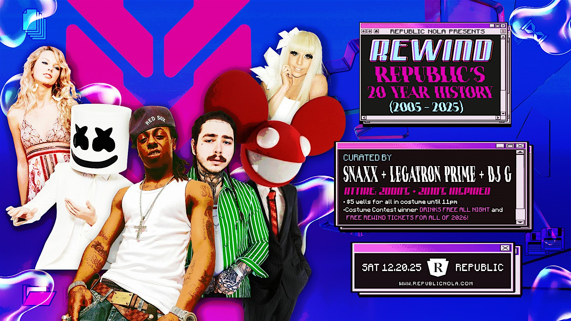 REWIND: Republic’s 20 Year History at Republic NOLA – New Orleans, LA