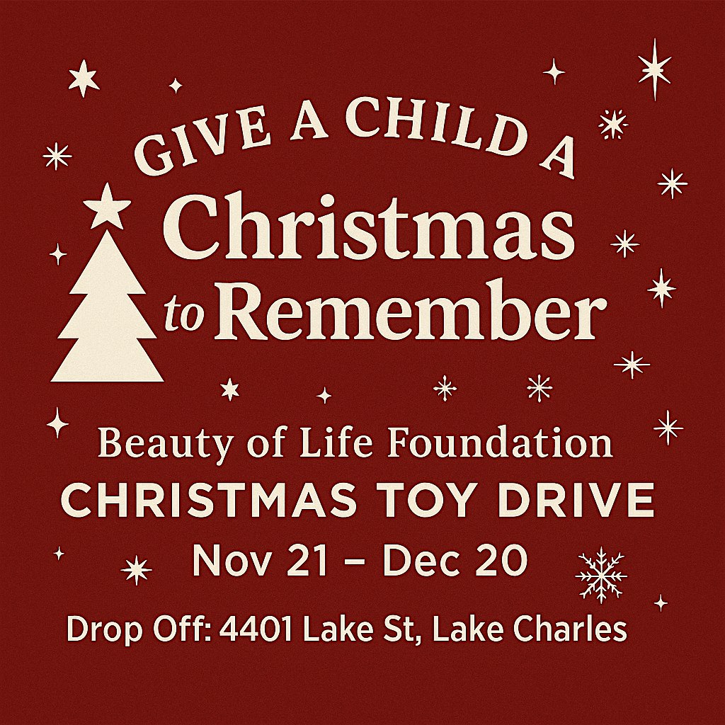 Give a Child a Christmas to Remember — Toy Drive 2025 at Beauty Boxx – Lake Charles, LA