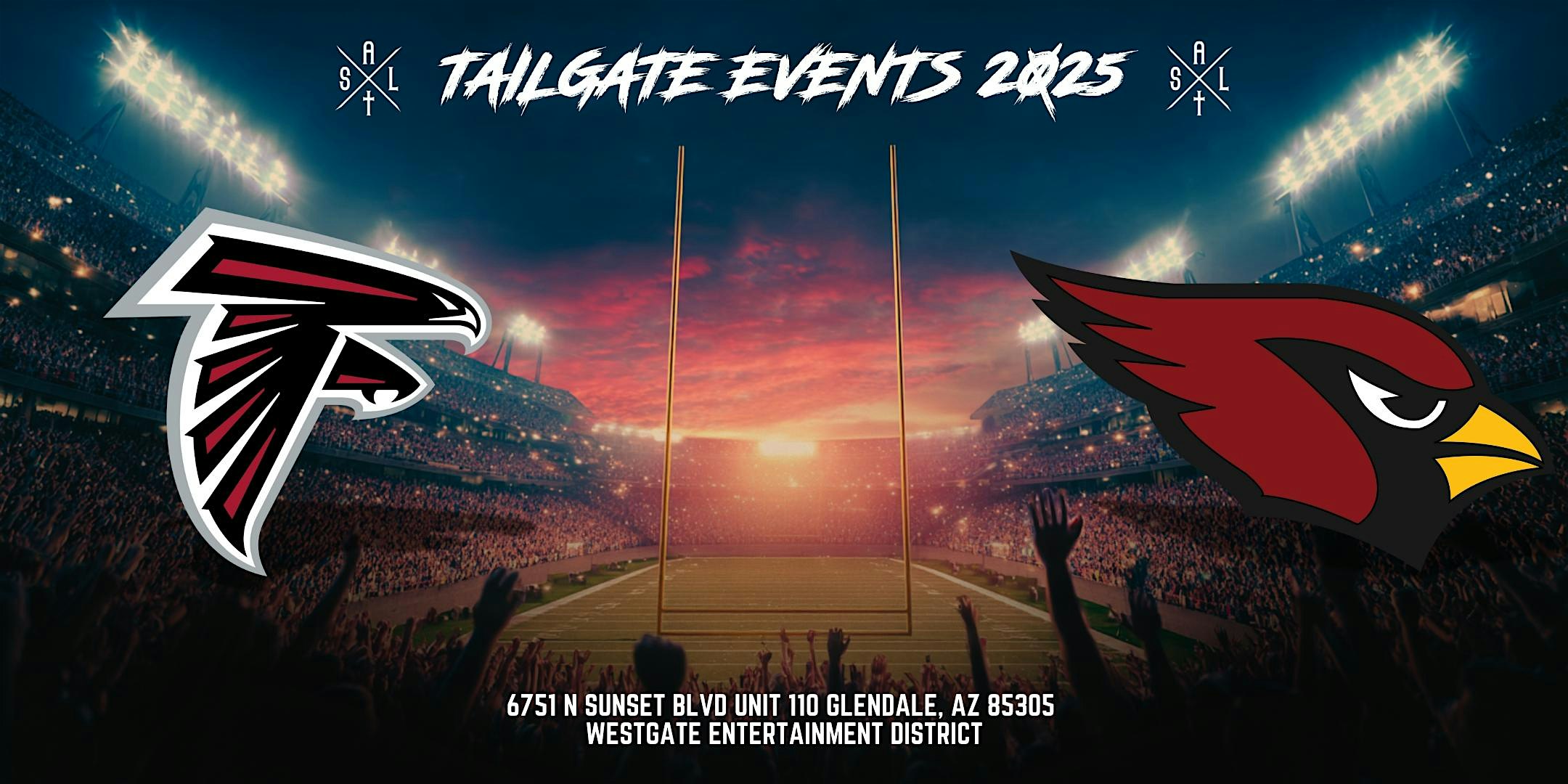 NFL Tailgate at Salt Westgate – Atlanta Falcons vs. Cardinals 2025 at Salt – Glendale, AZ