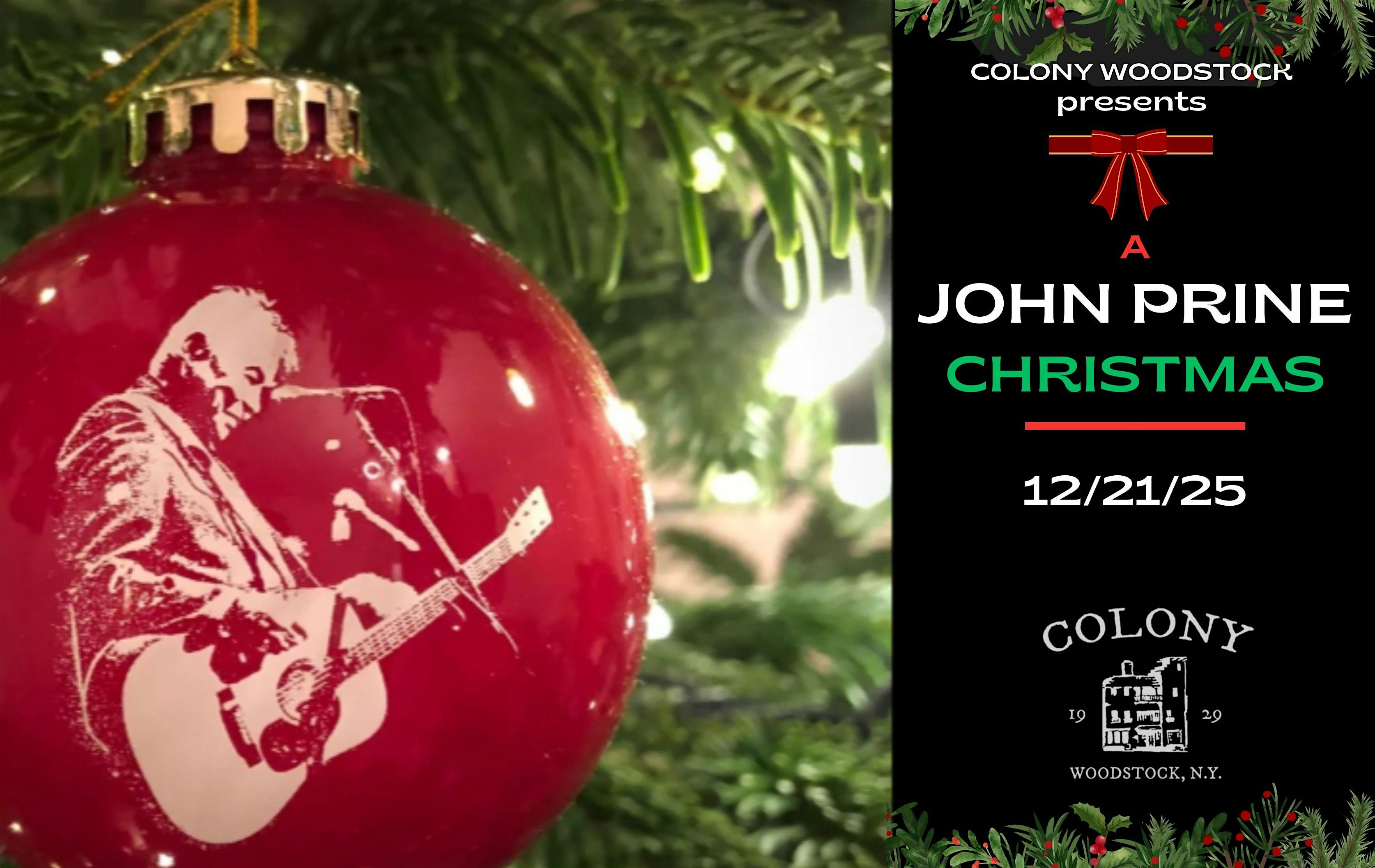 Colony Presents: A John Prine Christmas! at Colony – Woodstock, NY