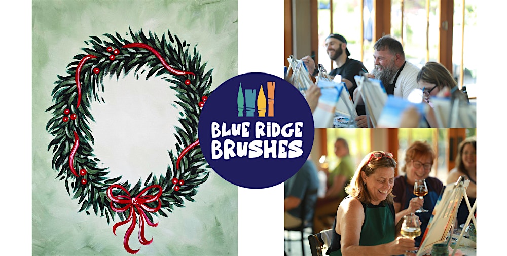 Paint + Sip: “Festive Wreath” at Southern Revere Cellars at Southern Revere Cellars – Louisa, VA