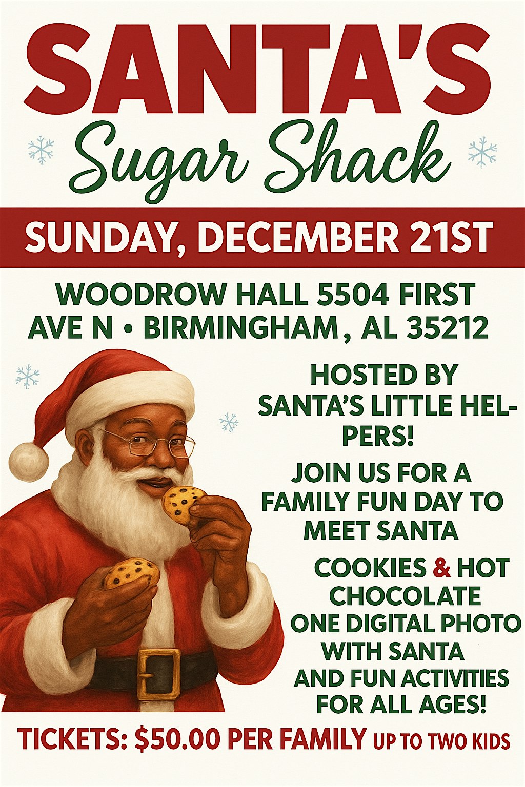 Santa’s Sugar Shack at Woodrow Hall – Birmingham, AL