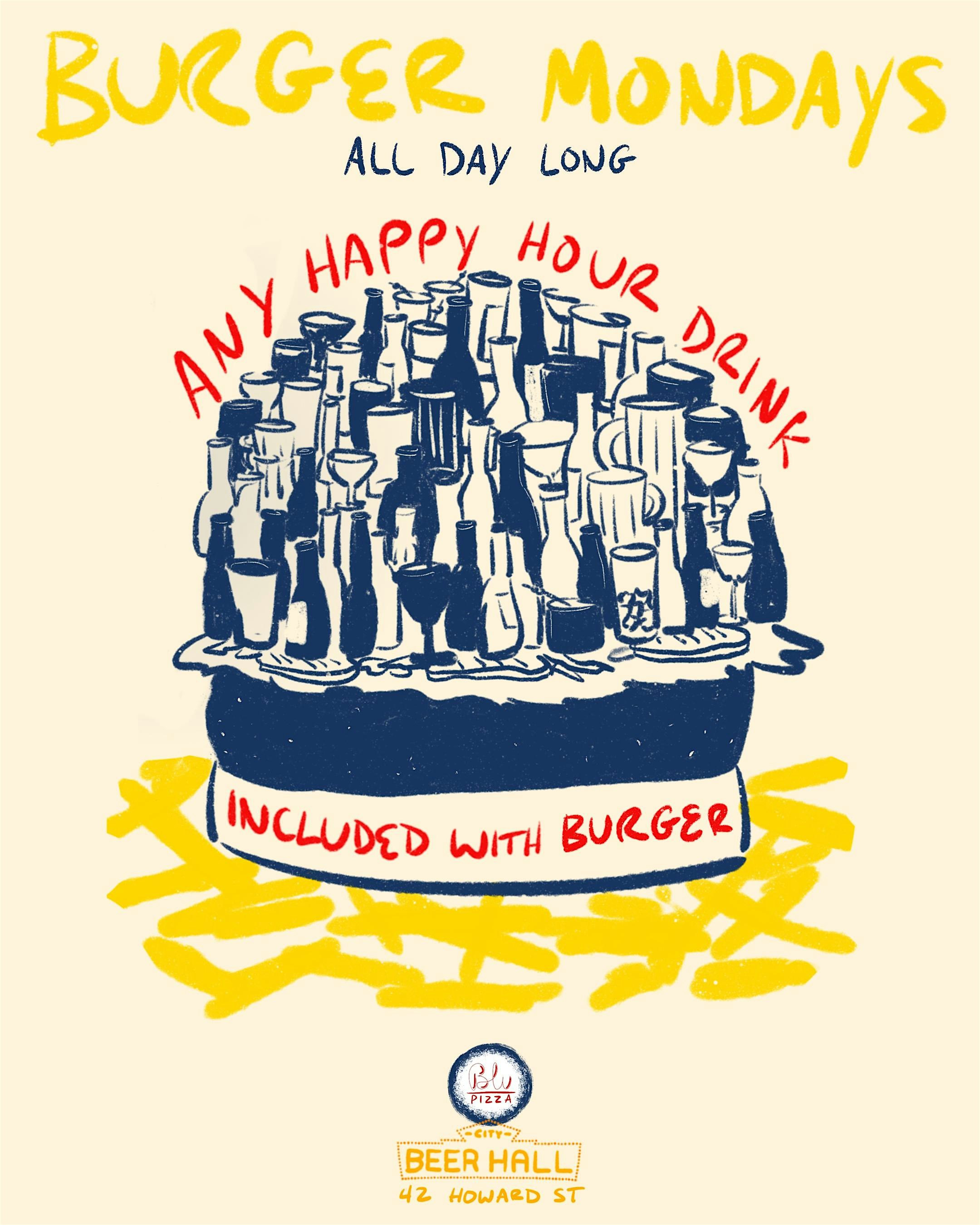 Burger Mondays at The City Beer Hall – Albany, NY