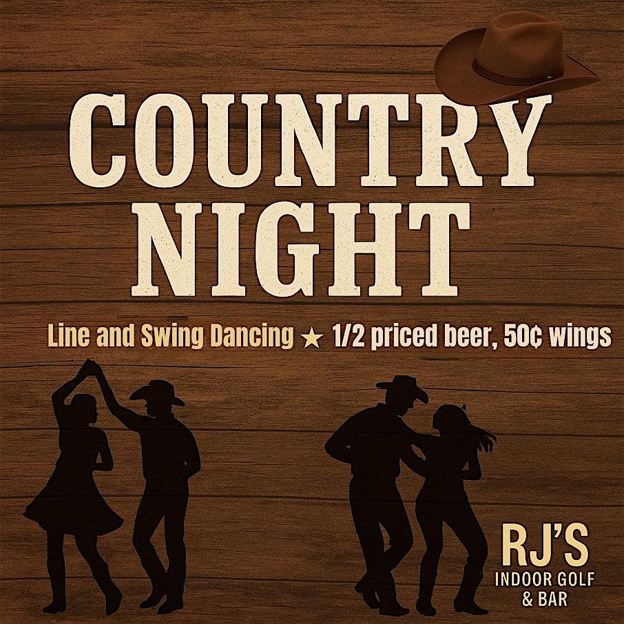Country Night at RJ’s Indoor Golf and Bar – Sioux Center, IA